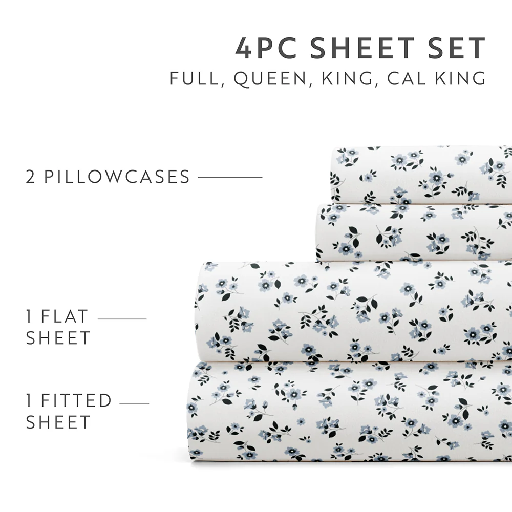 Ditsy Floral 4-Piece Pattern Sheet Set - Image 17