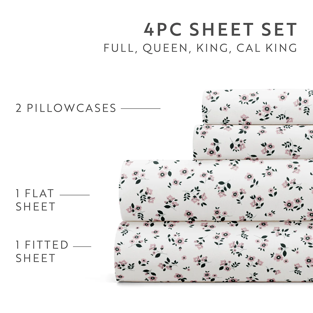 Ditsy Floral 4-Piece Pattern Sheet Set - Image 18
