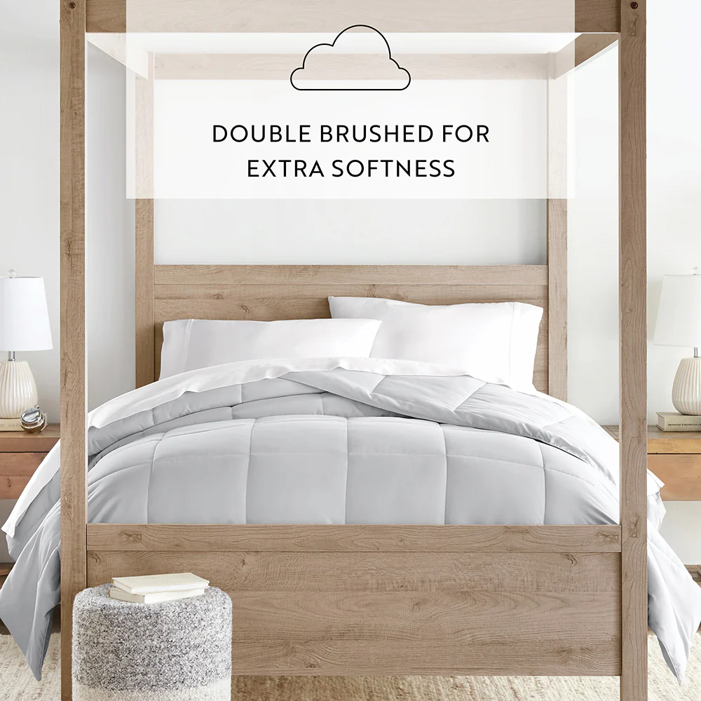 Solid Down-Alternative Comforter - Image 67
