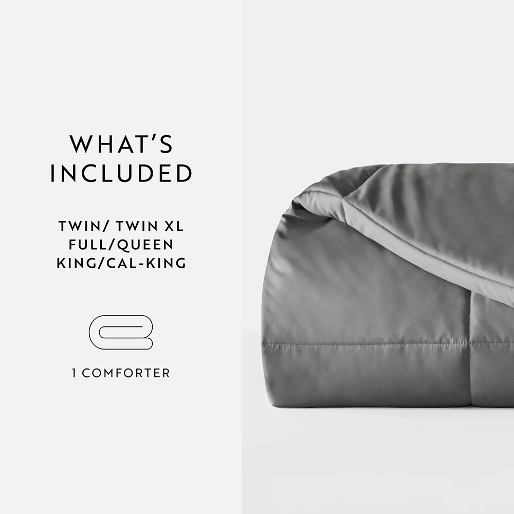 Solid Down-Alternative Comforter - Image 75