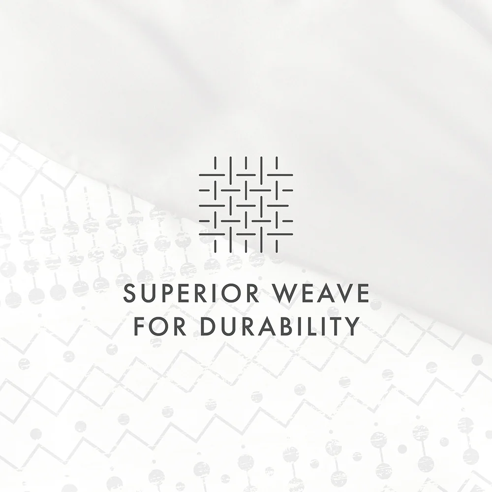 Etched Gate Pattern 3-Piece Reversible Duvet Cover Set - Image 12