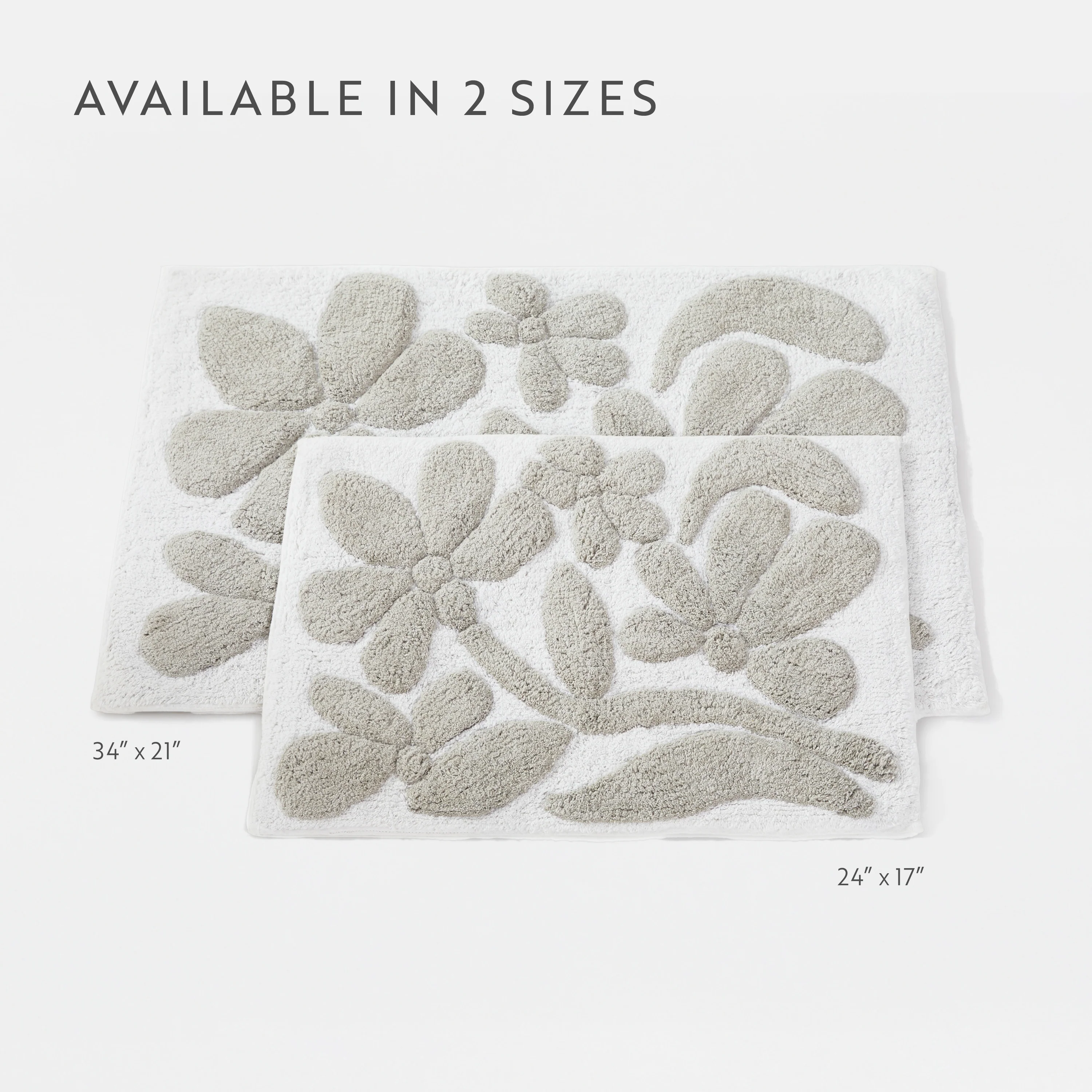 100% Cotton Floral Patterned Bath Mat - Image 29