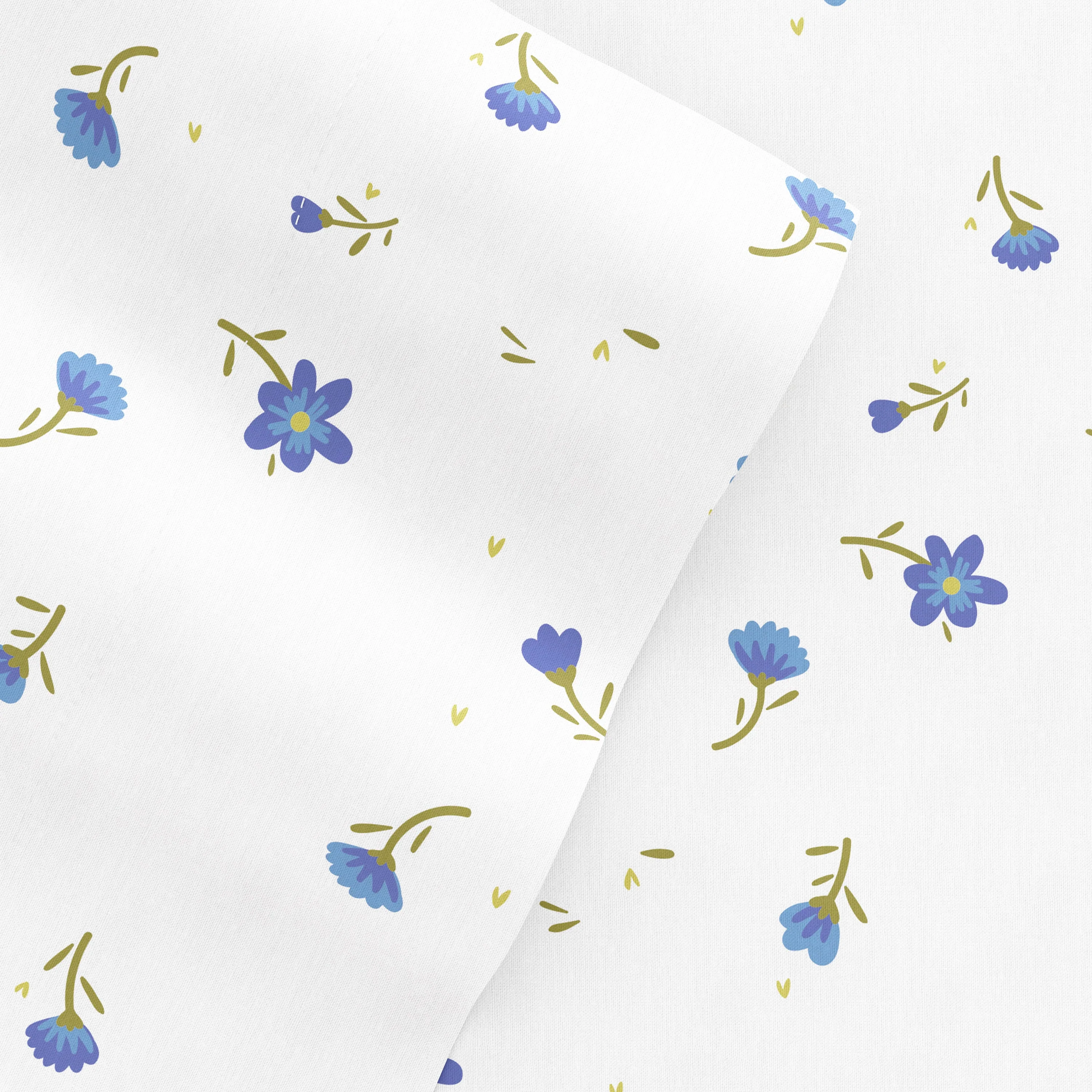 Floral Pattern 4-Piece Sheet Set - Sale - Image 4