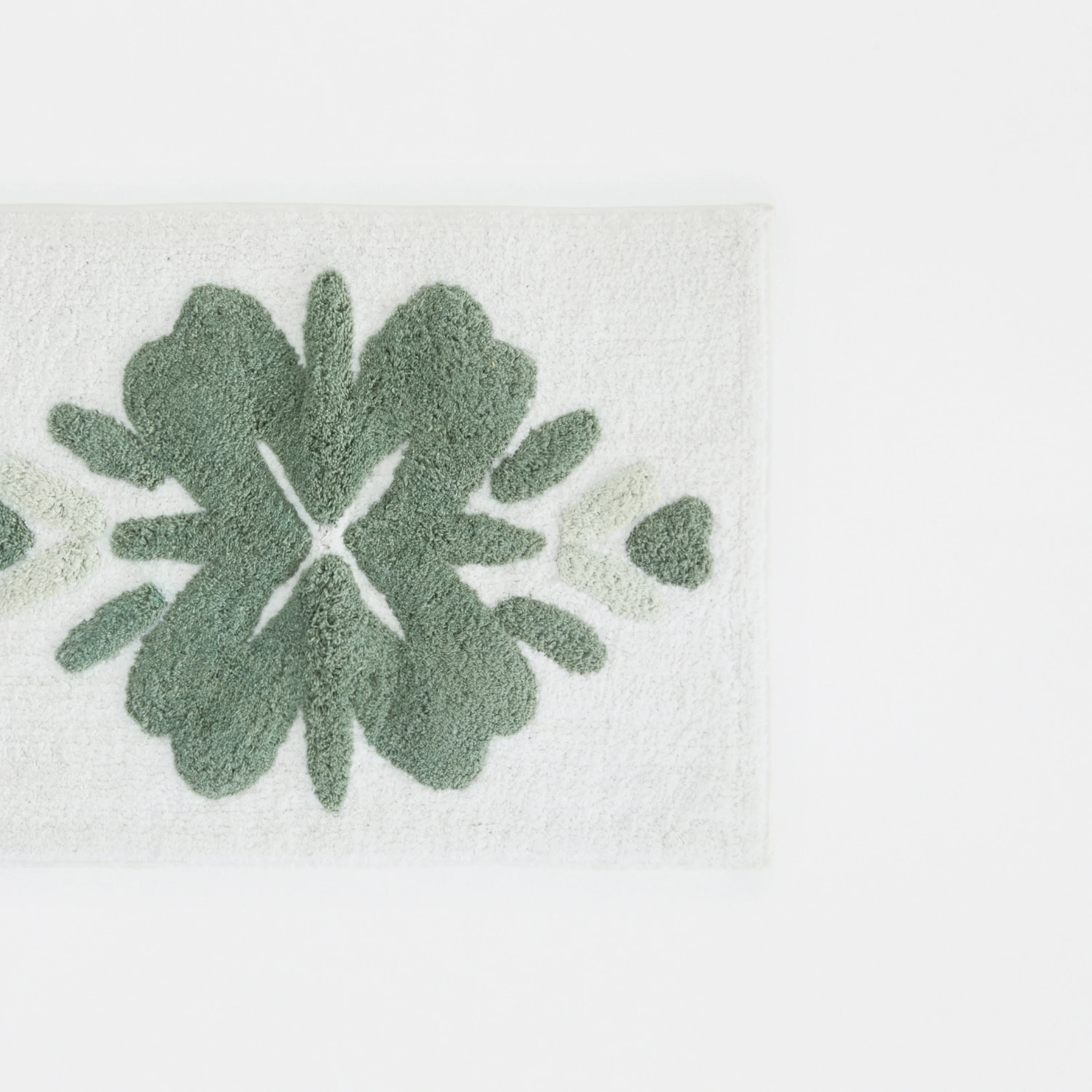100% Cotton Flowers Patterned Bath Mat - Image 8