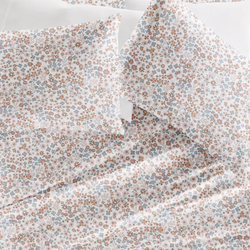 Garden Bloom 4-Piece Long Staple Cotton Sheet Set - Image 3