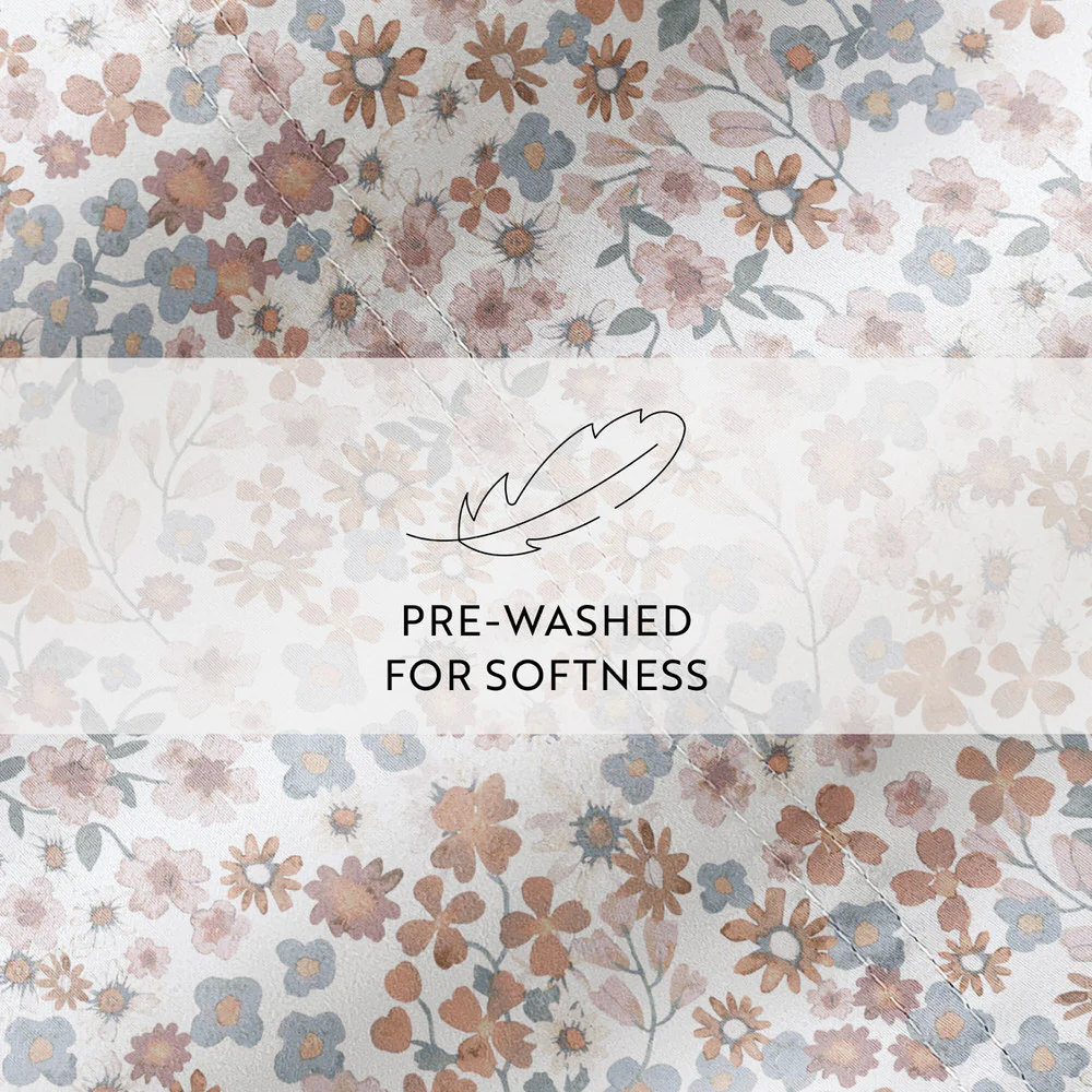 Garden Bloom 4-Piece Long Staple Cotton Sheet Set - Image 7