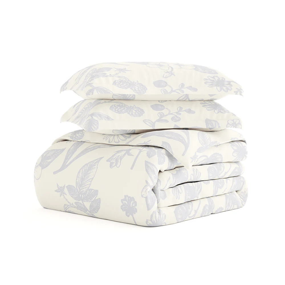 Garden Pattern 3-Piece Duvet Cover Set - Image 4