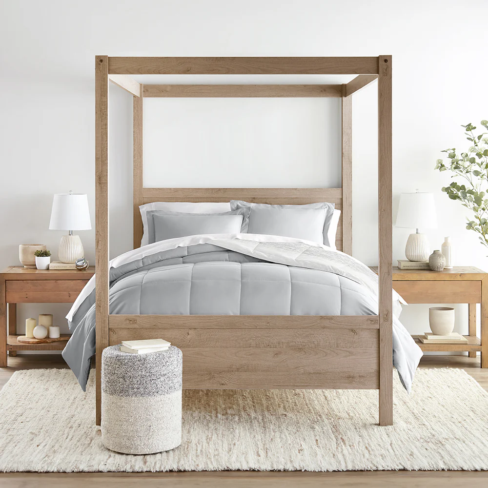 Gray Ombre Reversible Down-Alternative Comforter Set - Image 8