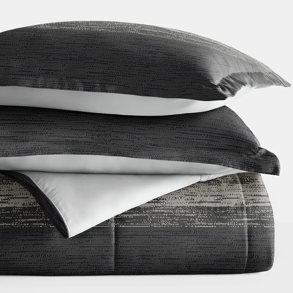 Gray Ombre Reversible Down-Alternative Comforter Set - Image 9