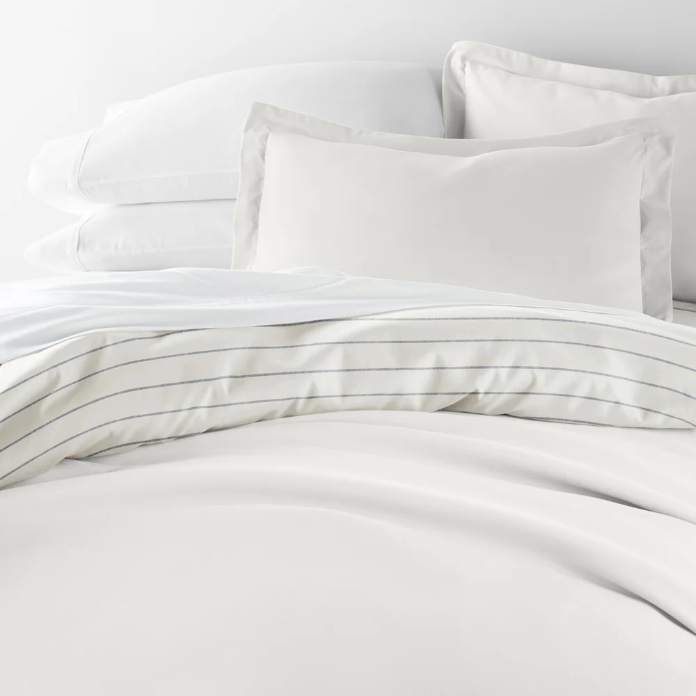 Harbor Stripe Reversible Pattern 3-Piece Duvet Cover Set - Image 10