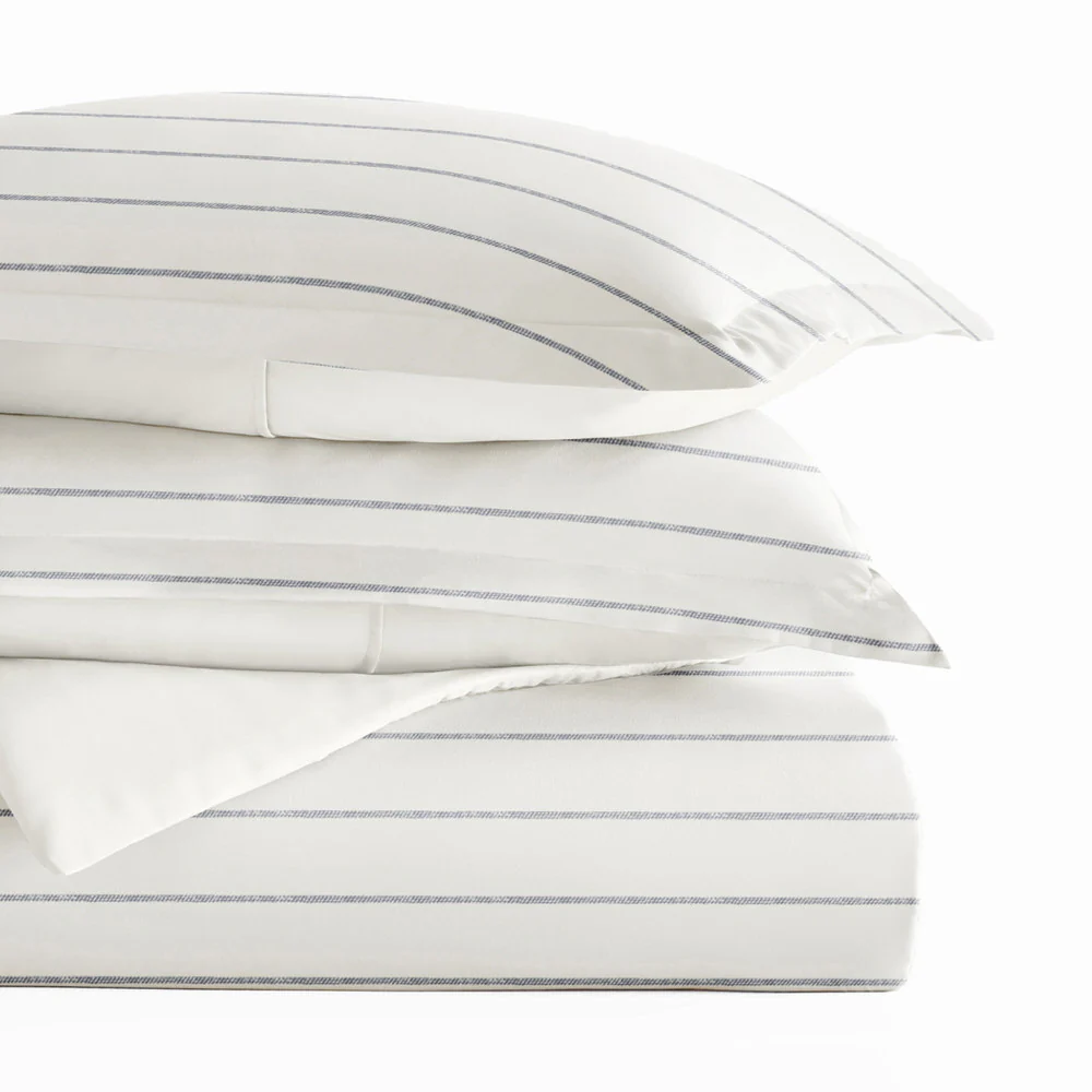 Harbor Stripe Reversible Pattern 3-Piece Duvet Cover Set - Image 11