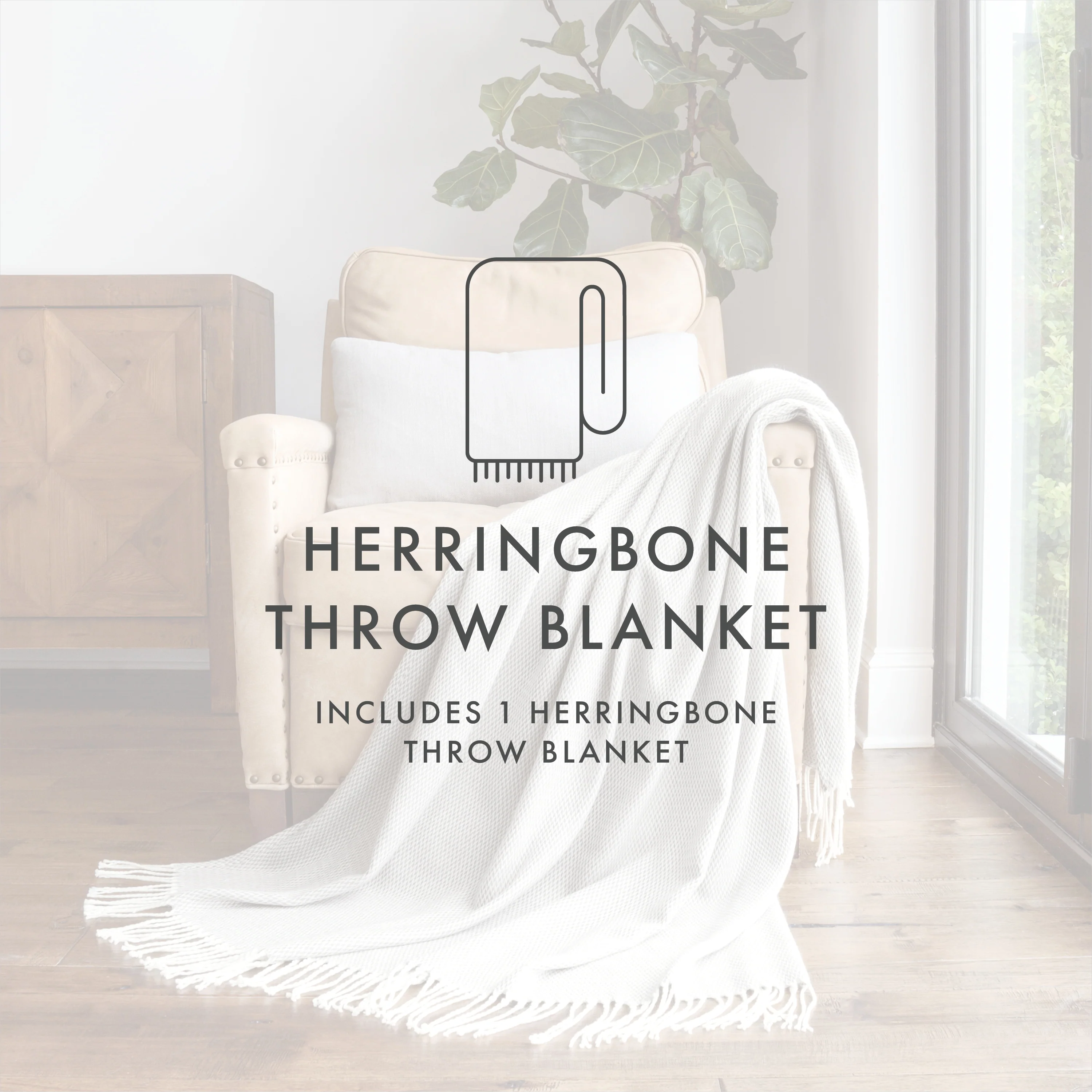 Herringbone Throw Blanket - Image 15