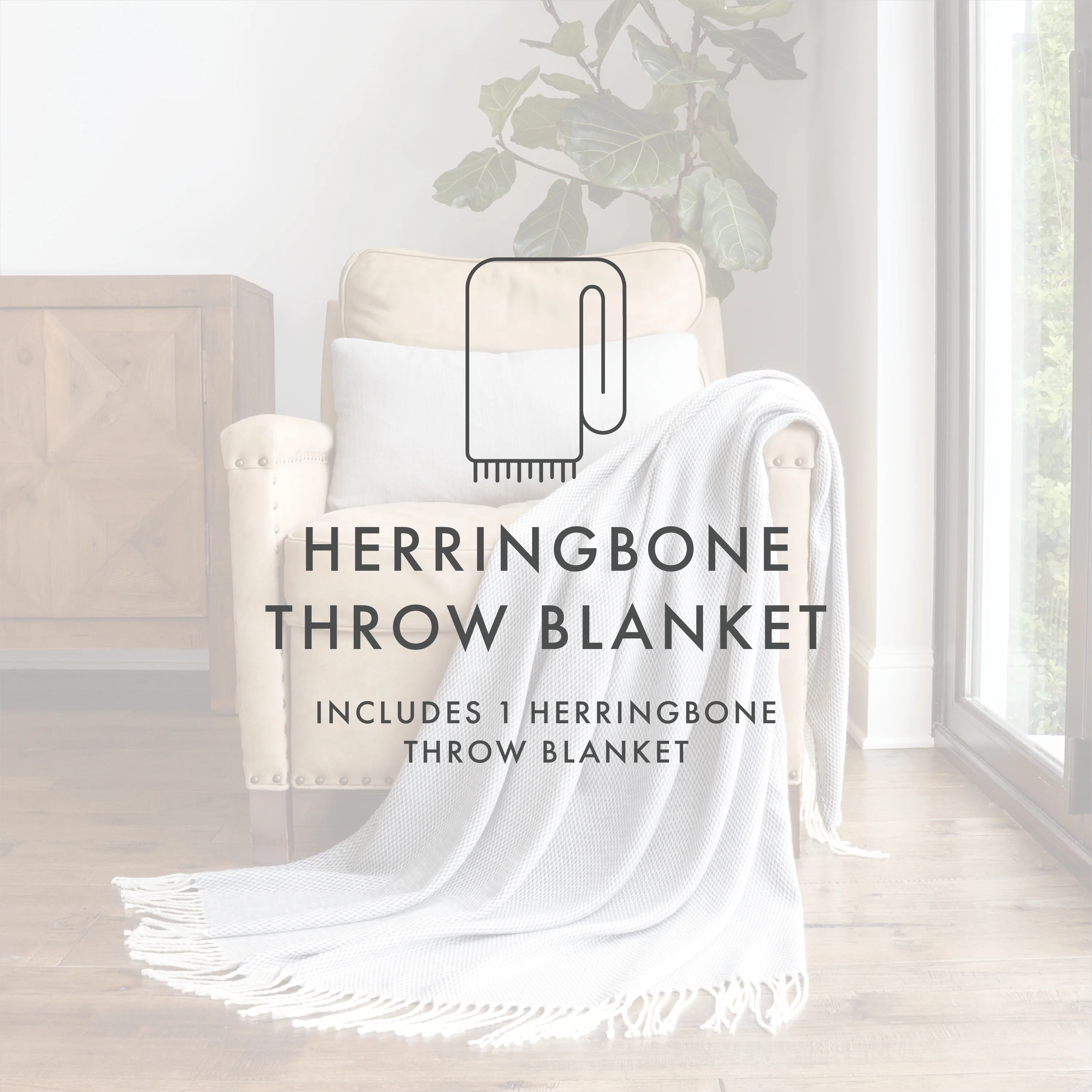 Herringbone Throw Blanket - Image 16