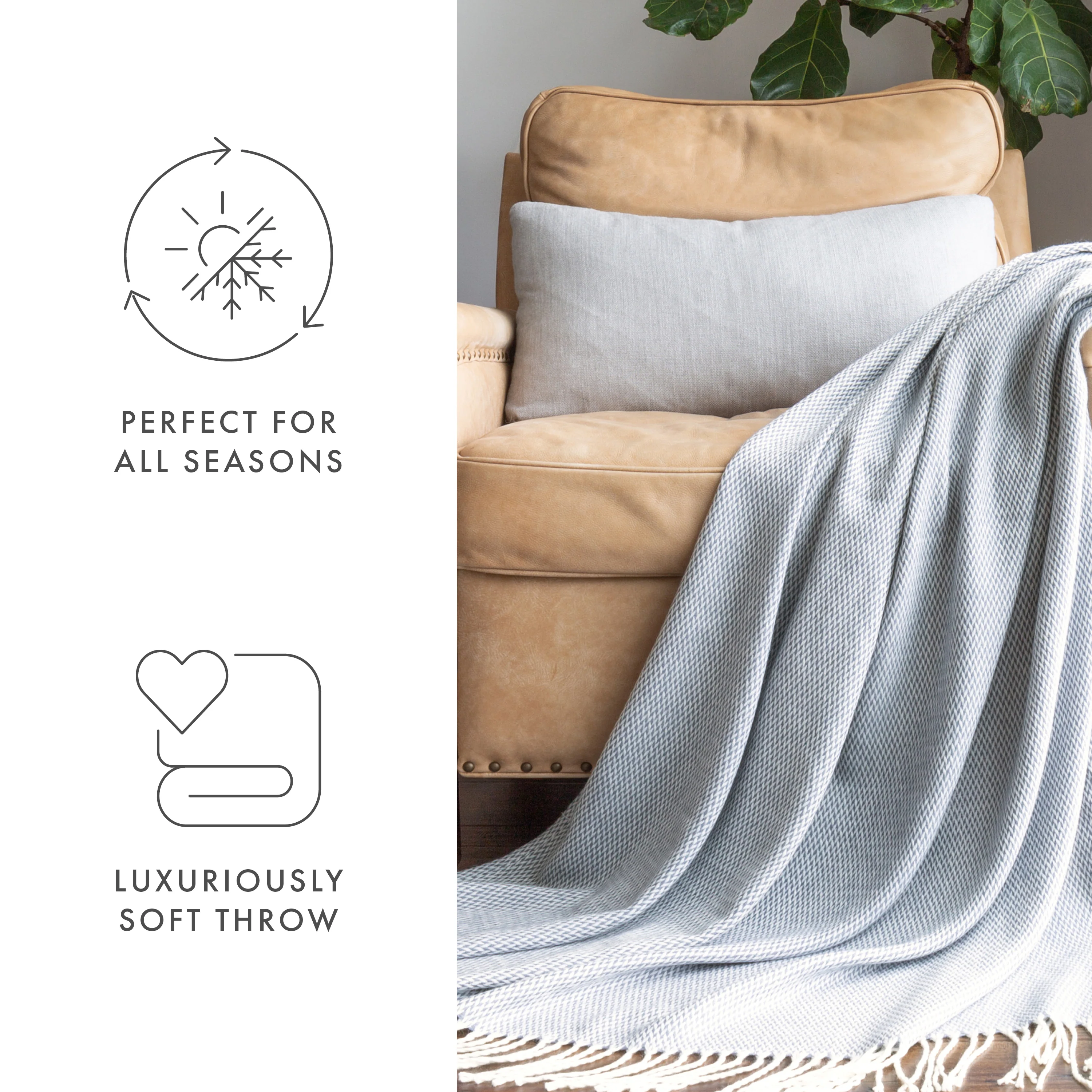 Herringbone Throw Blanket - Image 21