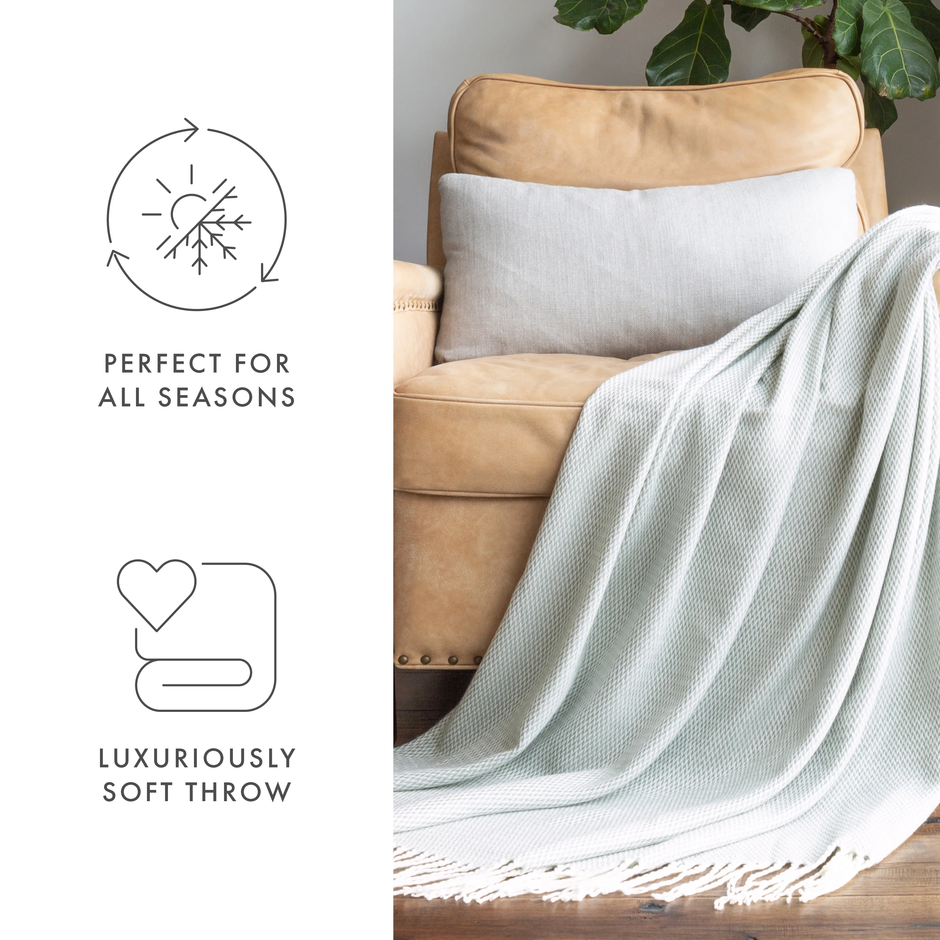 Herringbone Throw Blanket - Image 22