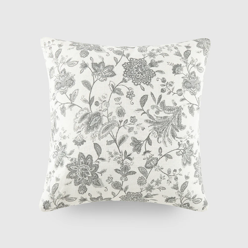 Jacobean Patterned Throw Pillow - Image 2