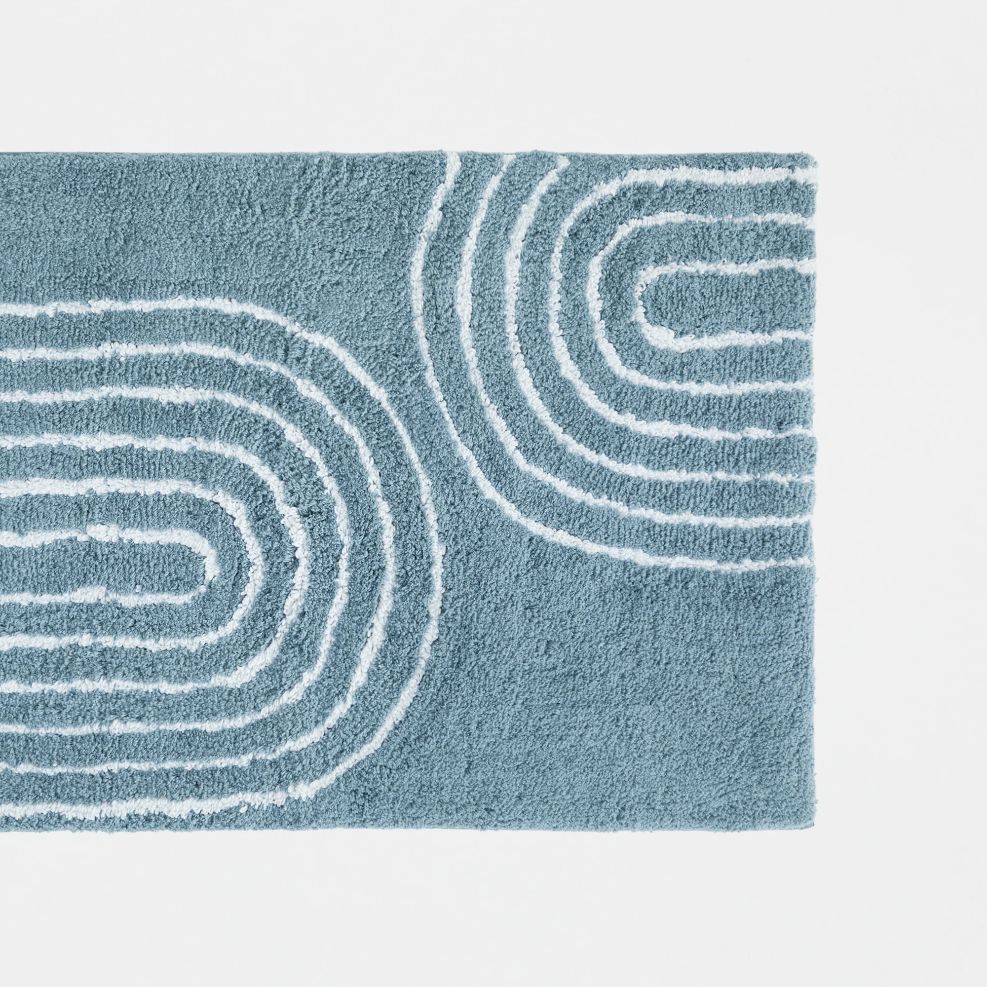 100% Cotton Linear Geo Patterned Bath Mat - Image 13