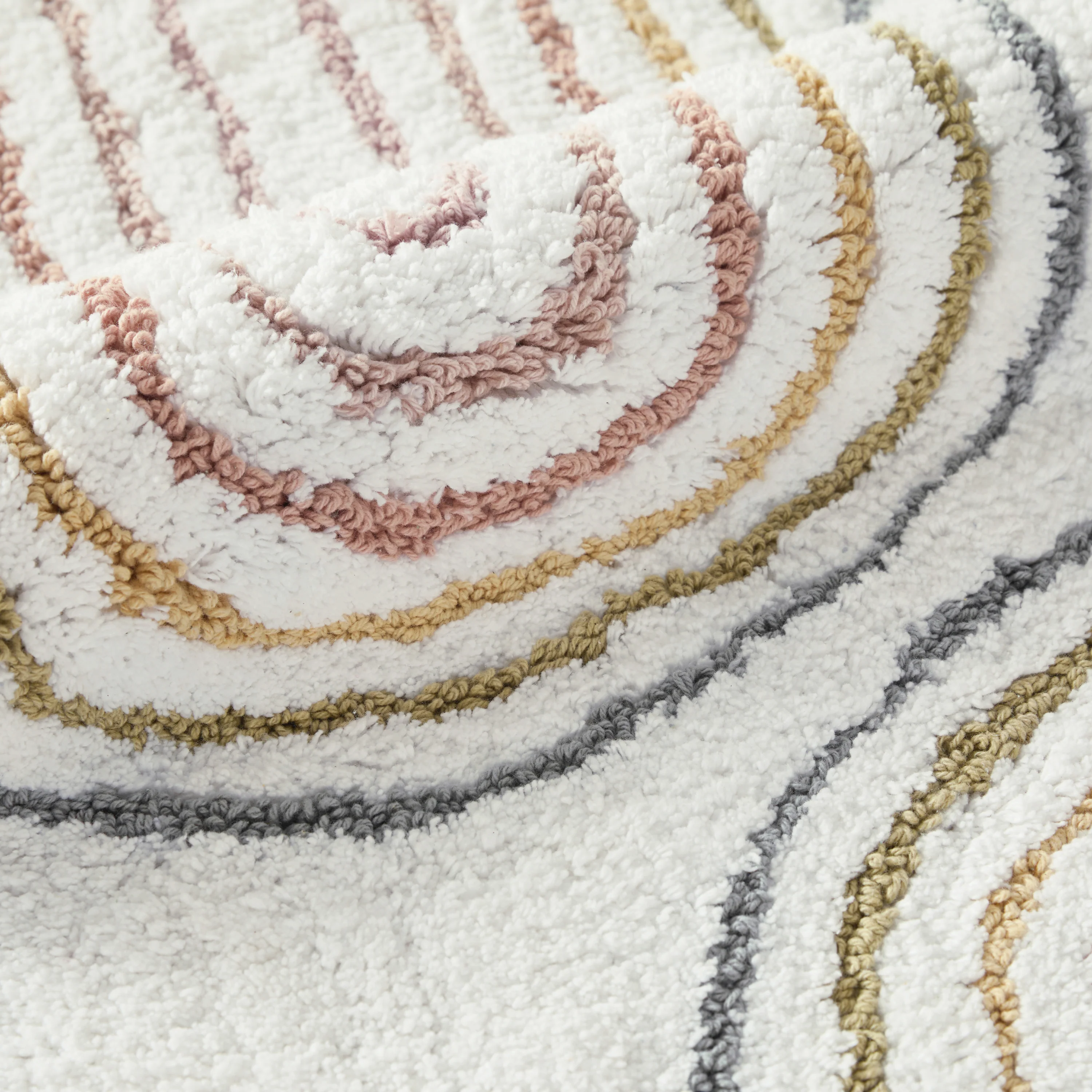 100% Cotton Linear Geo Patterned Bath Mat - Image 15