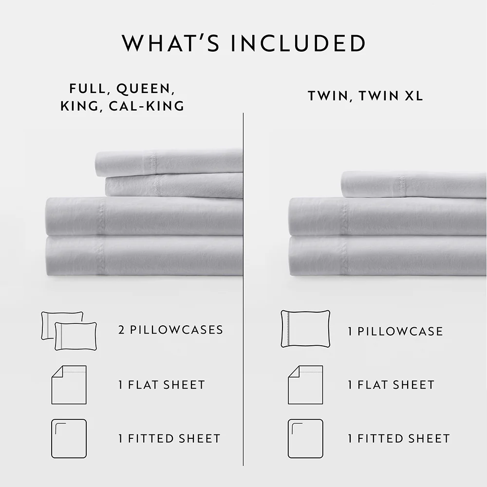 4-Piece 100% Cotton-Long Staple Sheet Set - Image 49