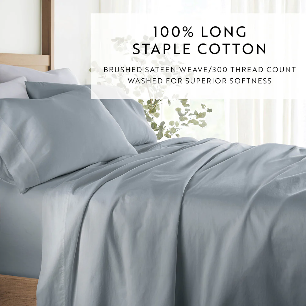 4-Piece 100% Cotton-Long Staple Sheet Set - Image 63