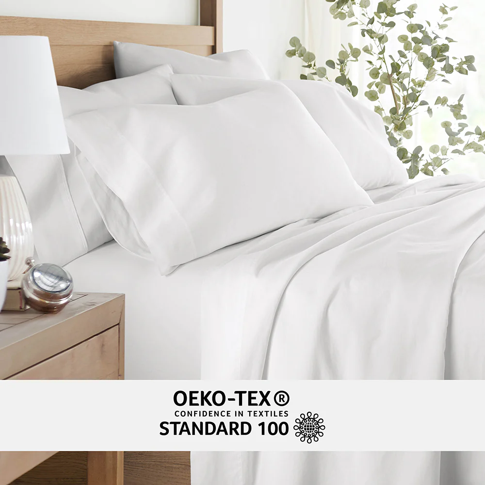 4-Piece 100% Cotton-Long Staple Sheet Set - Image 43