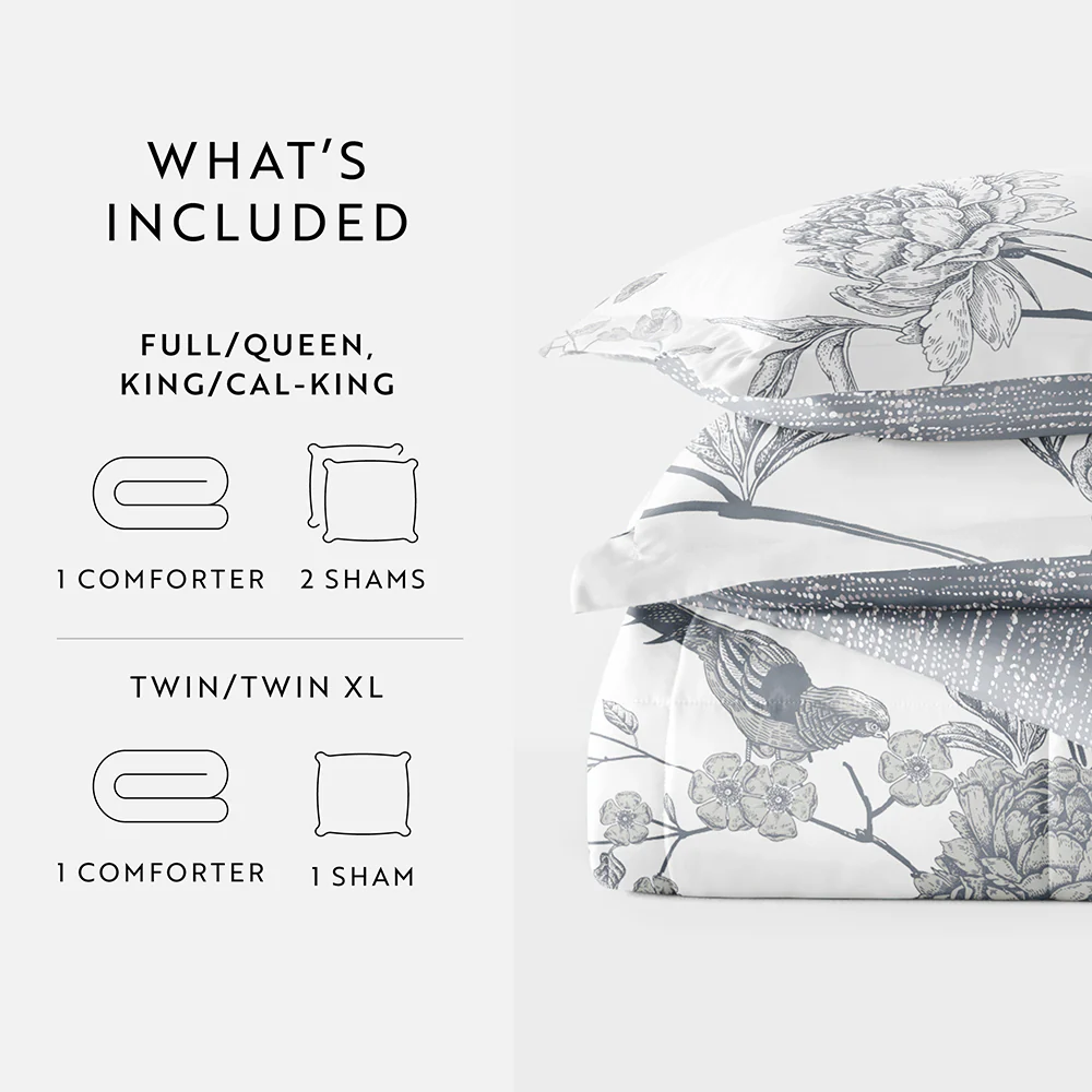 Molly Botanicals Reversible Down-Alternative Comforter Set - Image 14