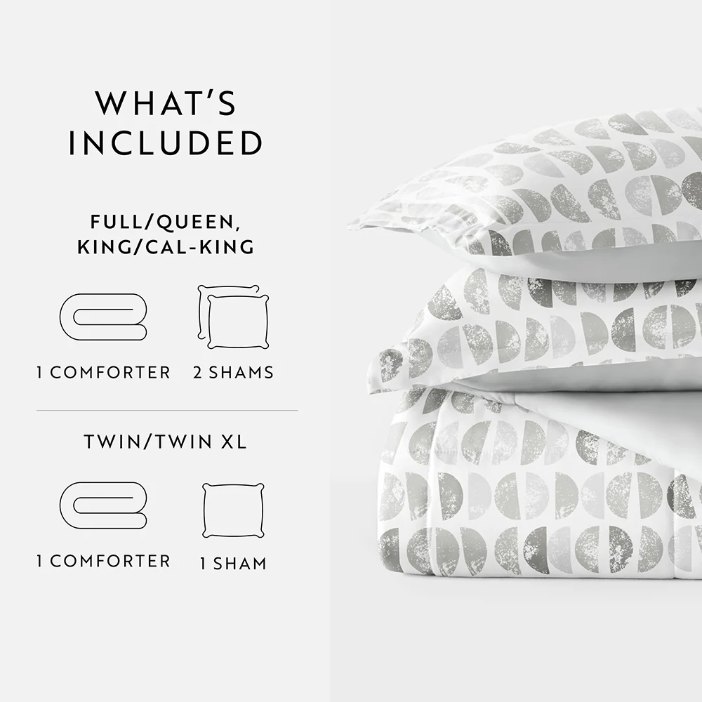 Moonlight Stars Reversible Down-Alternative Comforter Set - Image 14