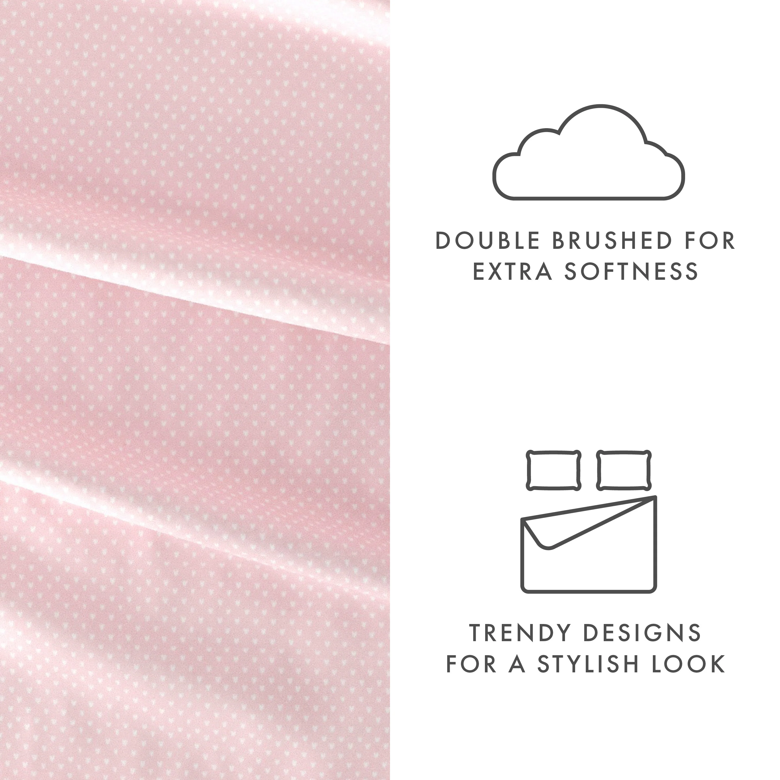 My Heart Pattern 4-Piece Sheet Set - Sale - Image 25