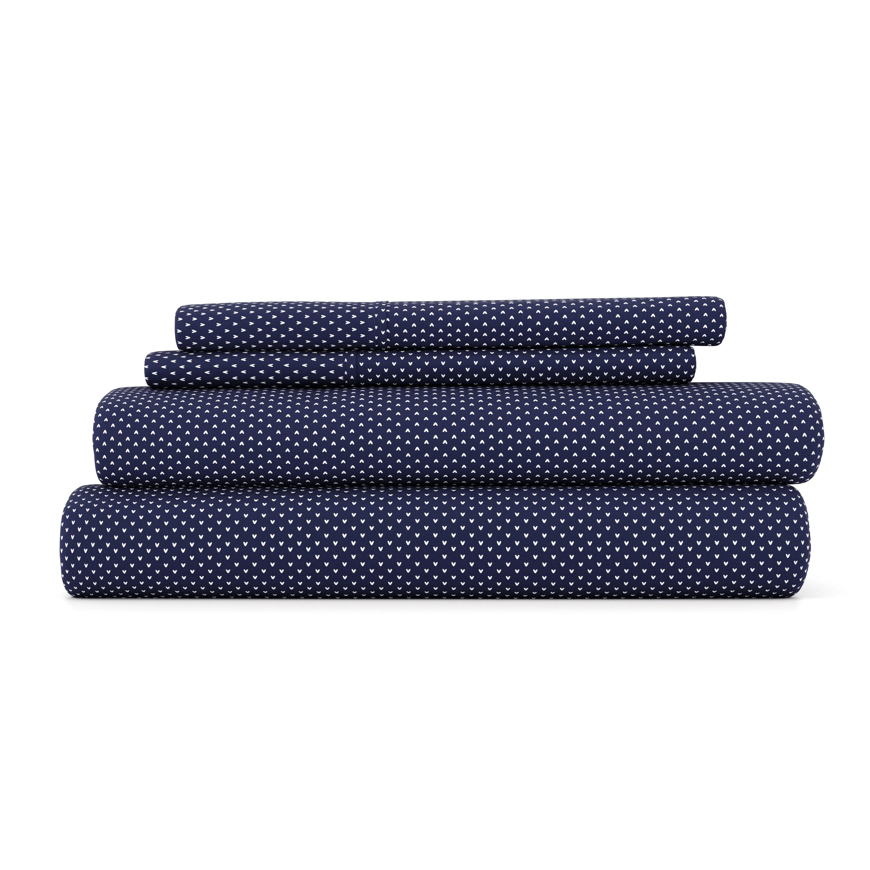 My Heart Pattern 4-Piece Sheet Set - Sale - Image 3