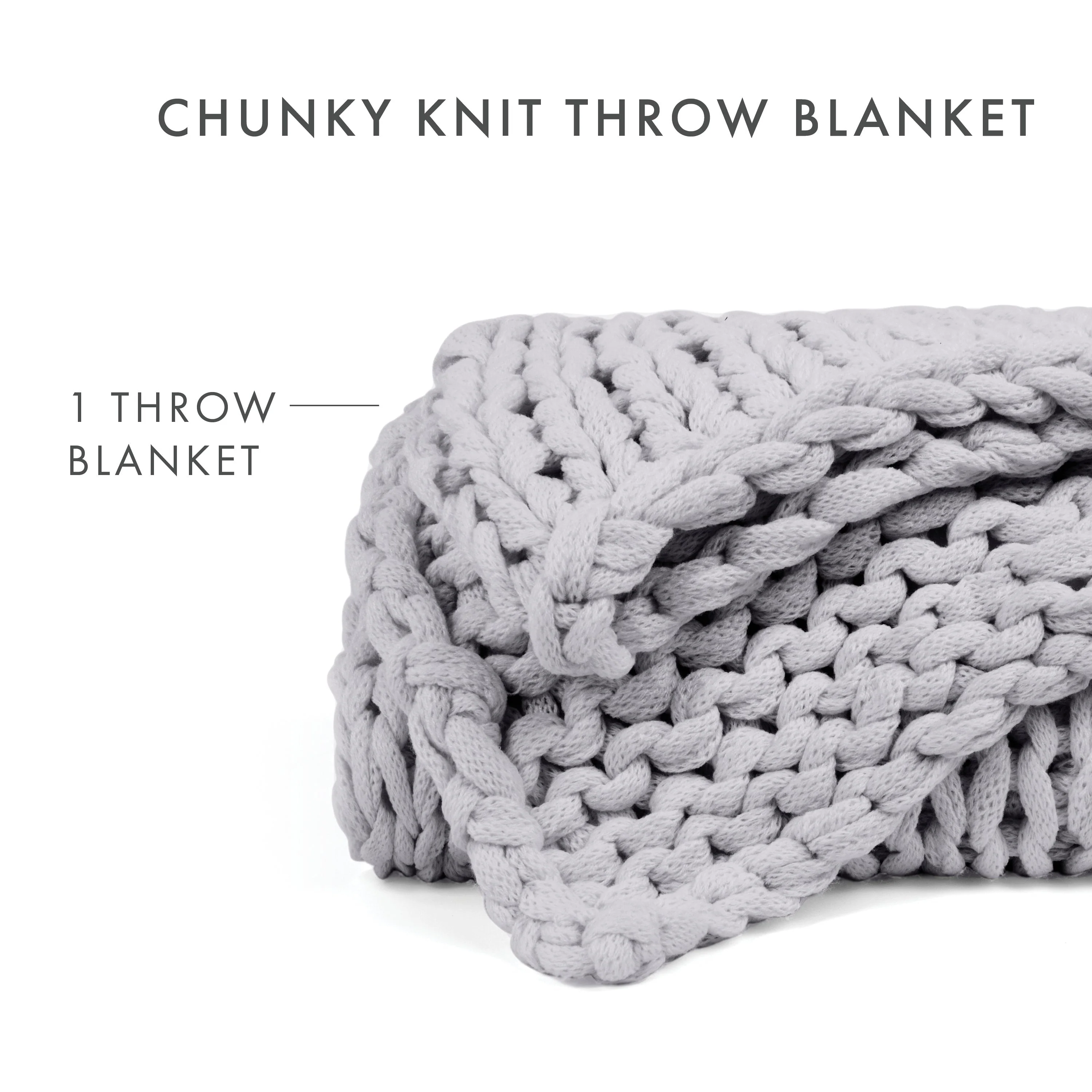 Oversized Chunky Knit Blanket (Sale) - Image 16
