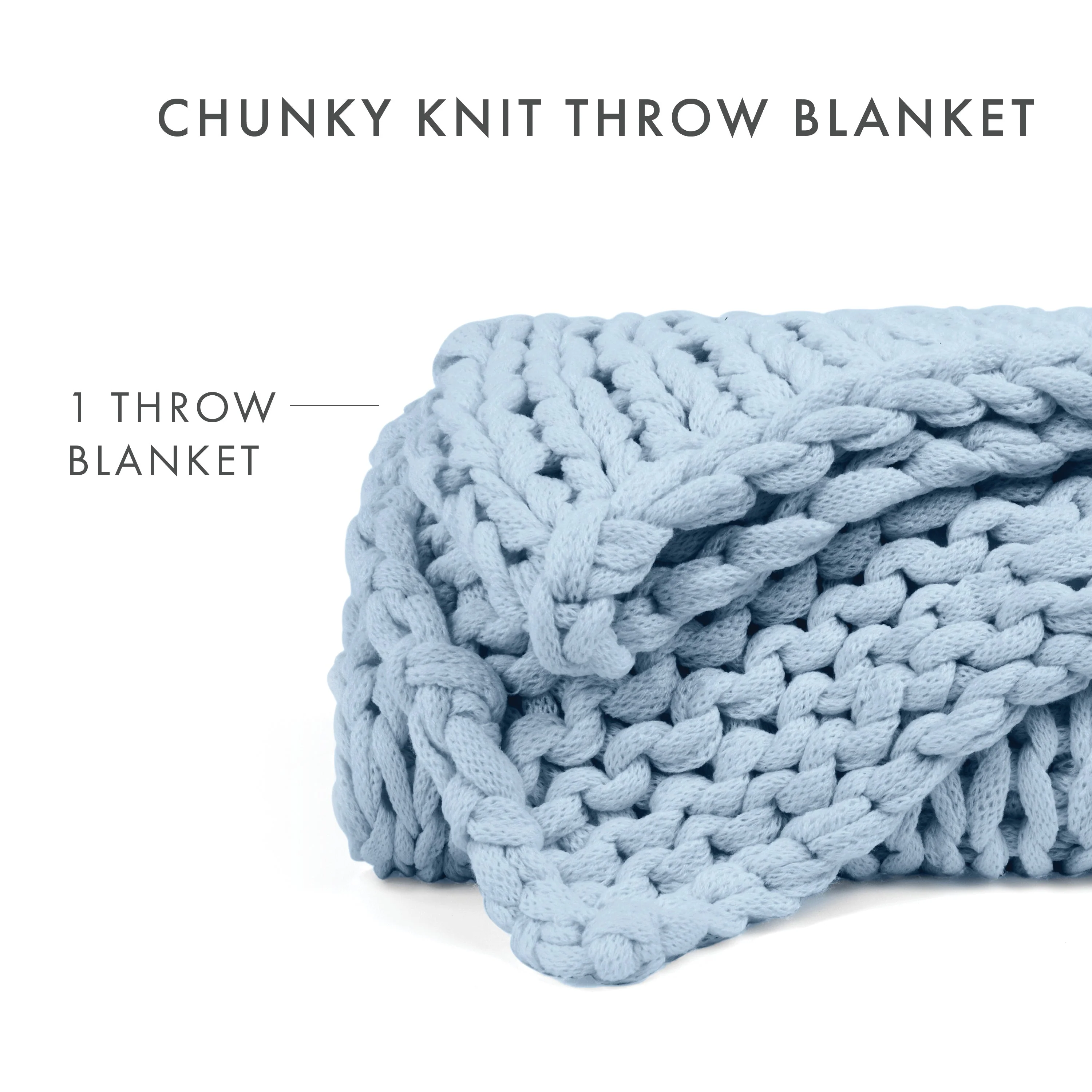 Oversized Chunky Knit Blanket (Sale) - Image 22