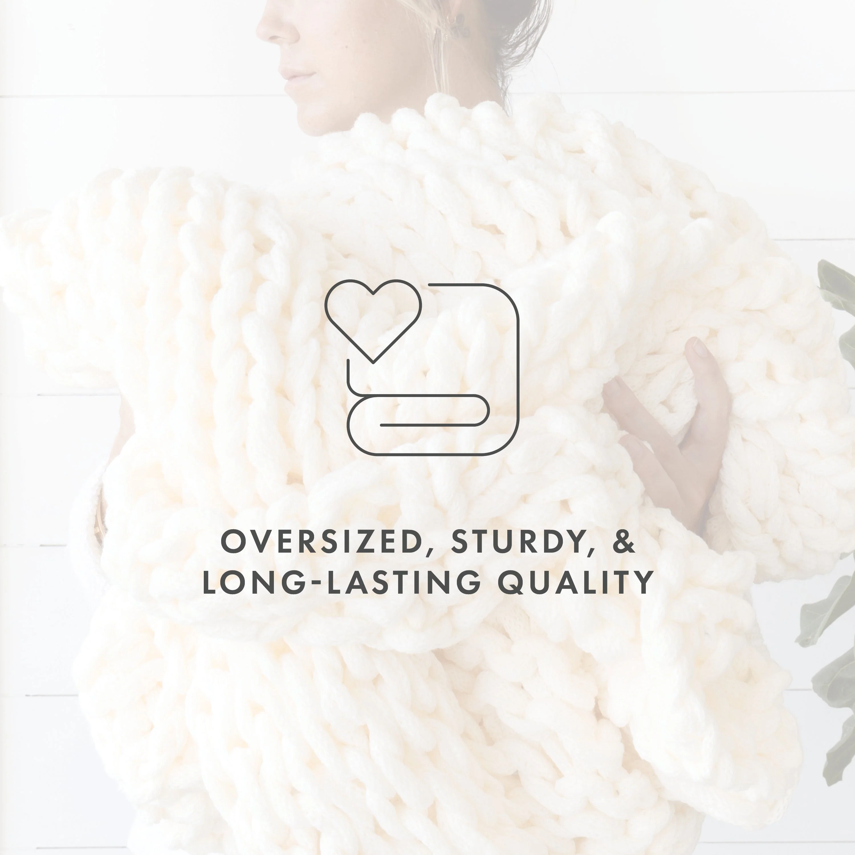 Oversized Chunky Knit Blanket (Sale) - Image 35