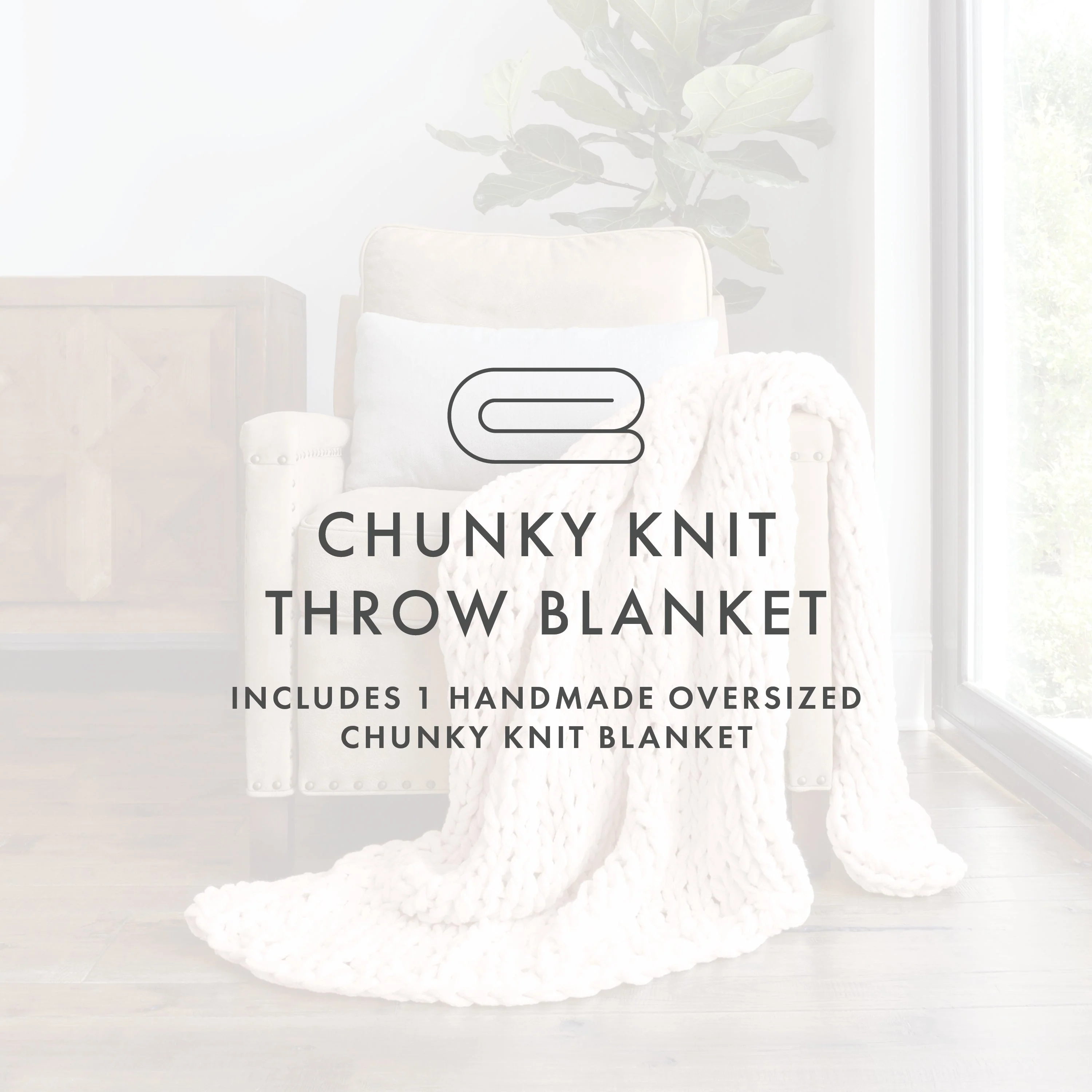 Oversized Chunky Knit Blanket (Sale) - Image 40