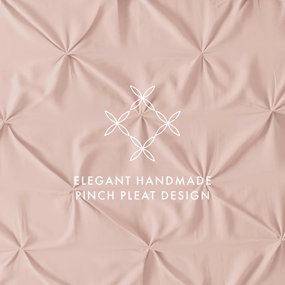 Pinch-Pleat 3-Piece Duvet Cover Set - Image 27