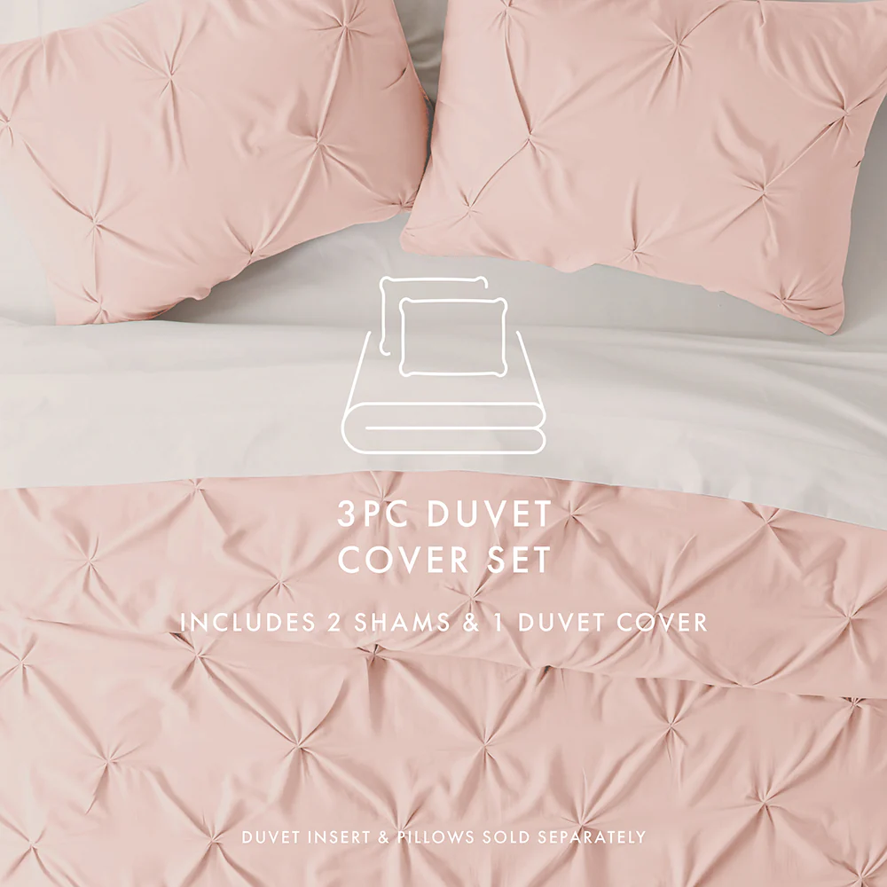 Pinch-Pleat 3-Piece Duvet Cover Set - Image 39