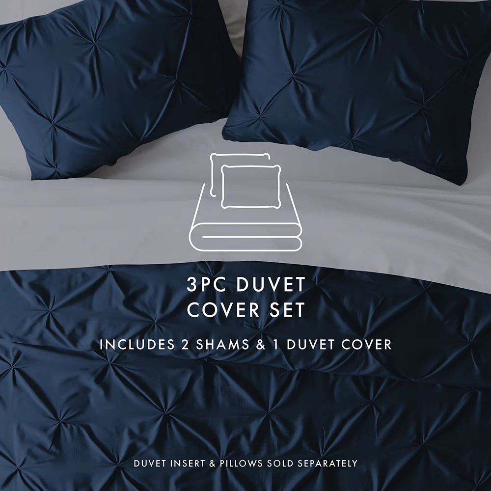 Pinch-Pleat 3-Piece Duvet Cover Set - Image 41