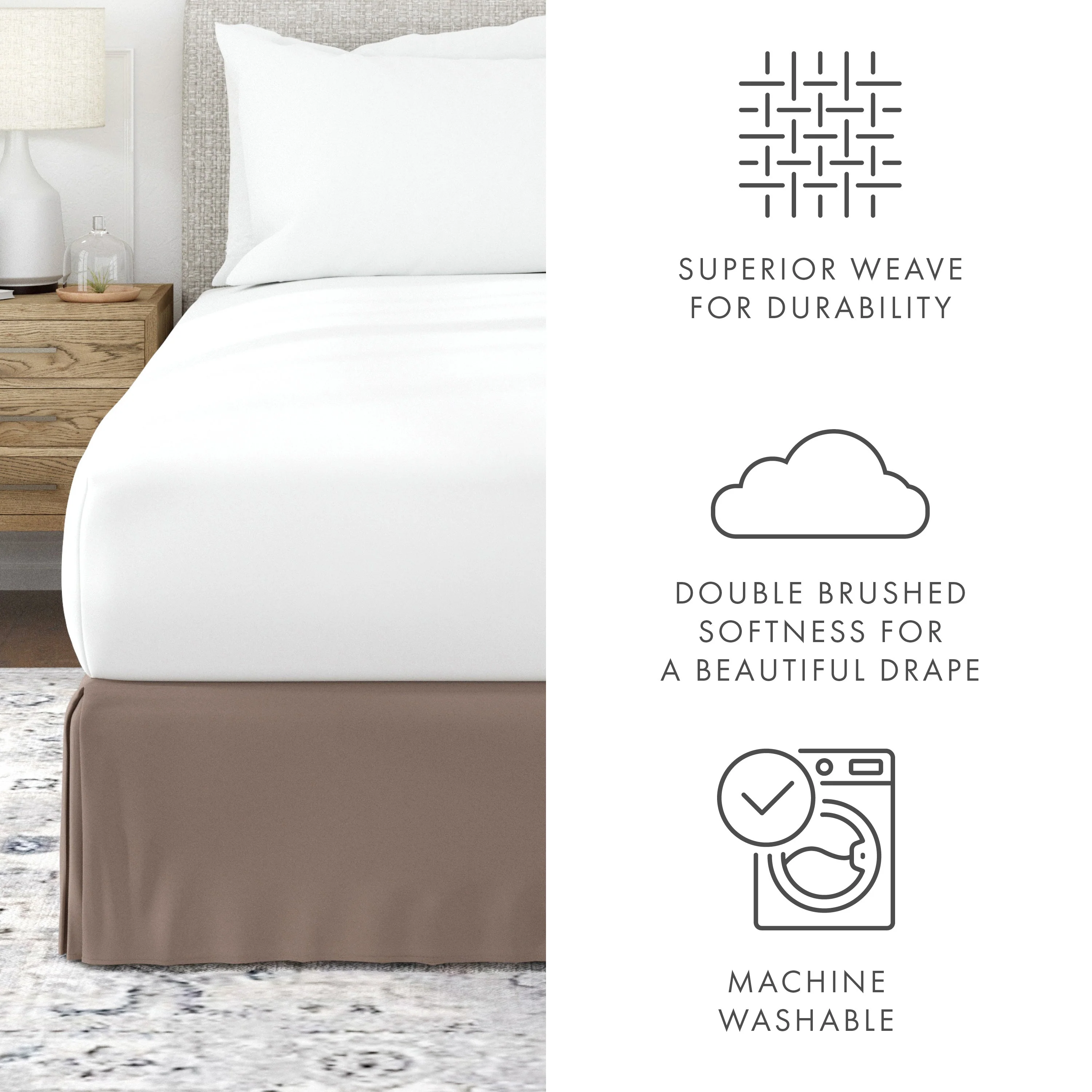 Pleated Dust Ruffle Bed Skirt (Sale) - Image 59