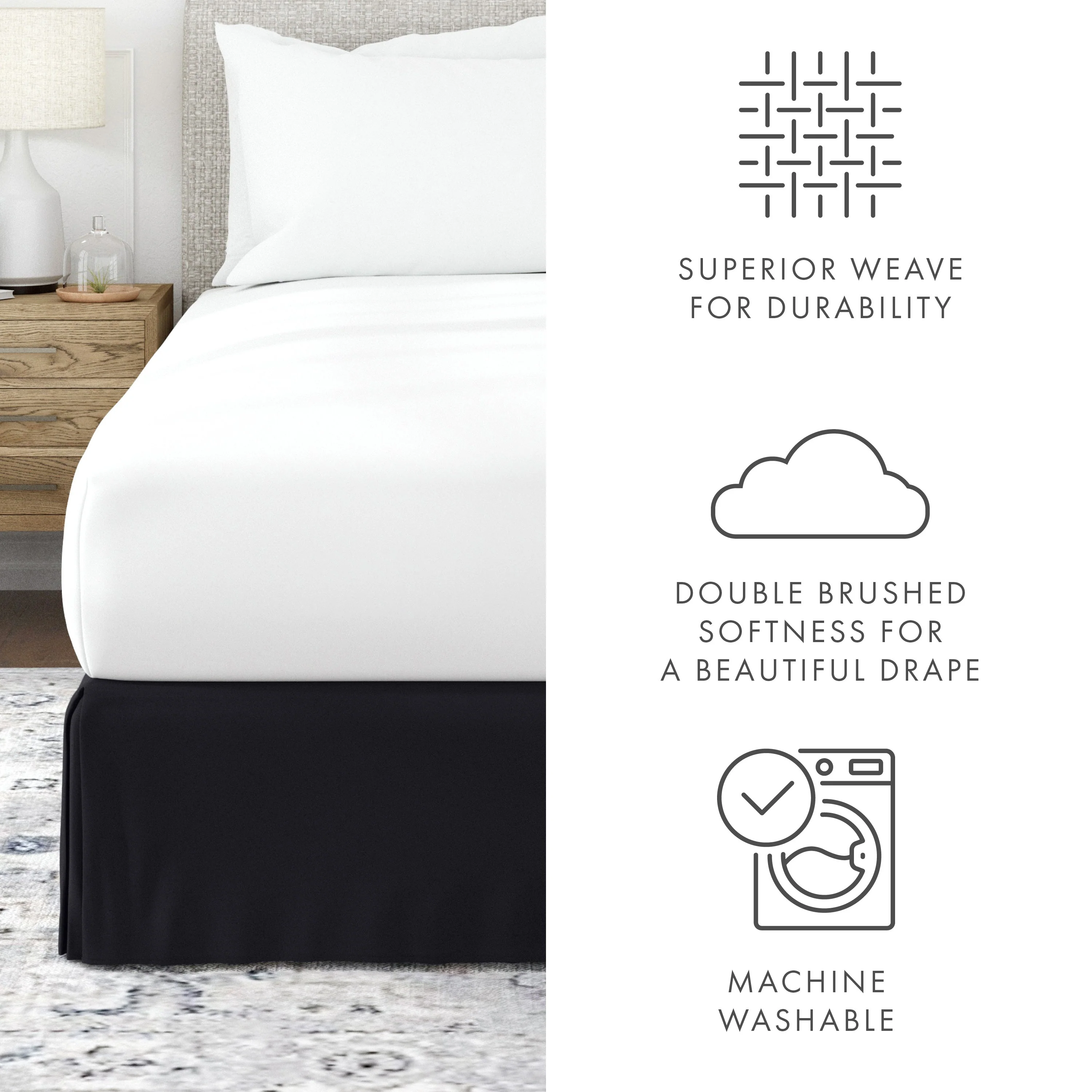 Pleated Dust Ruffle Bed Skirt (Sale) - Image 64
