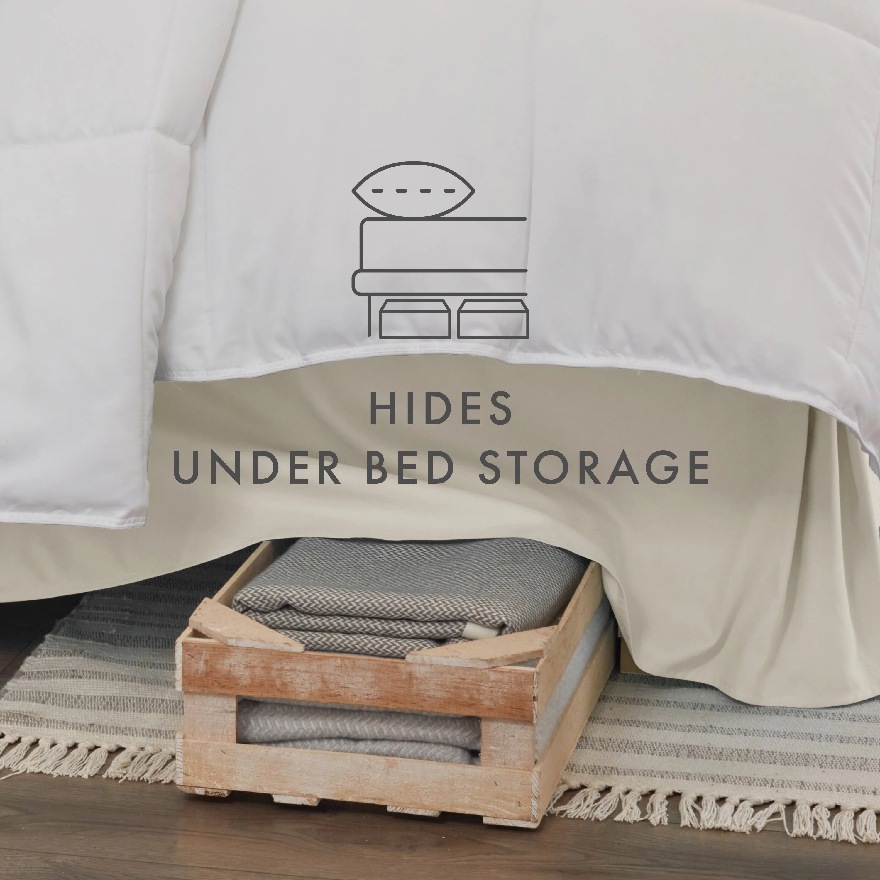 Pleated Dust Ruffle Bed Skirt (Sale) - Image 82