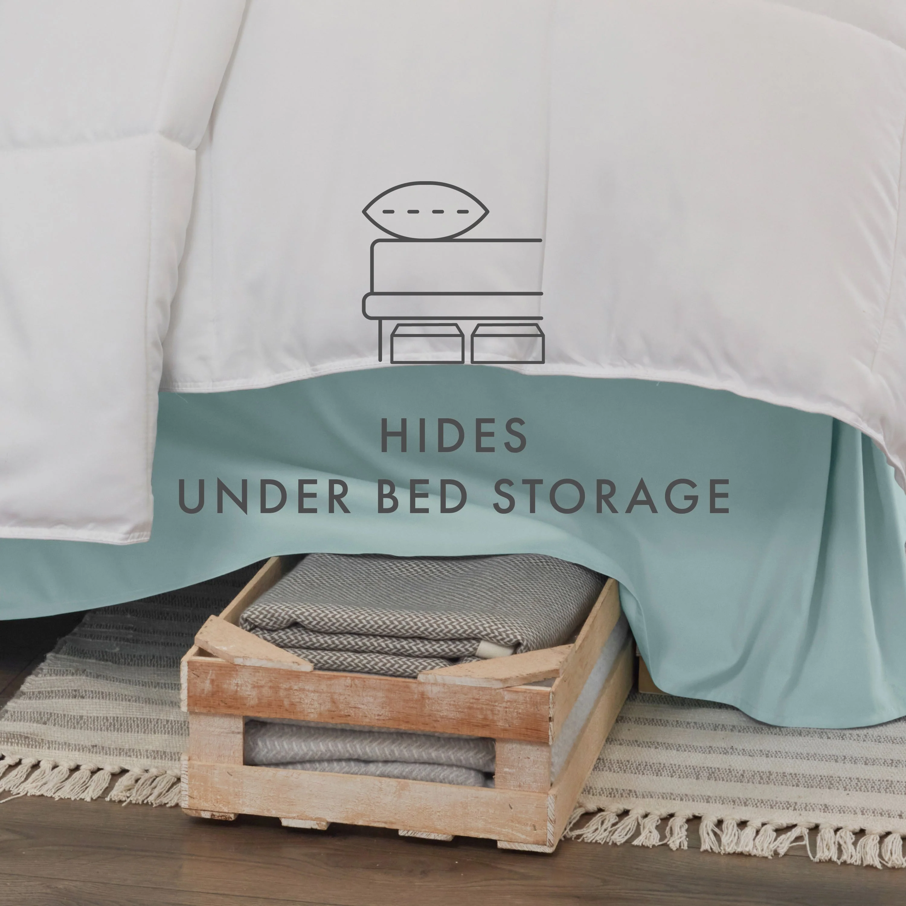 Pleated Dust Ruffle Bed Skirt (Sale) - Image 83