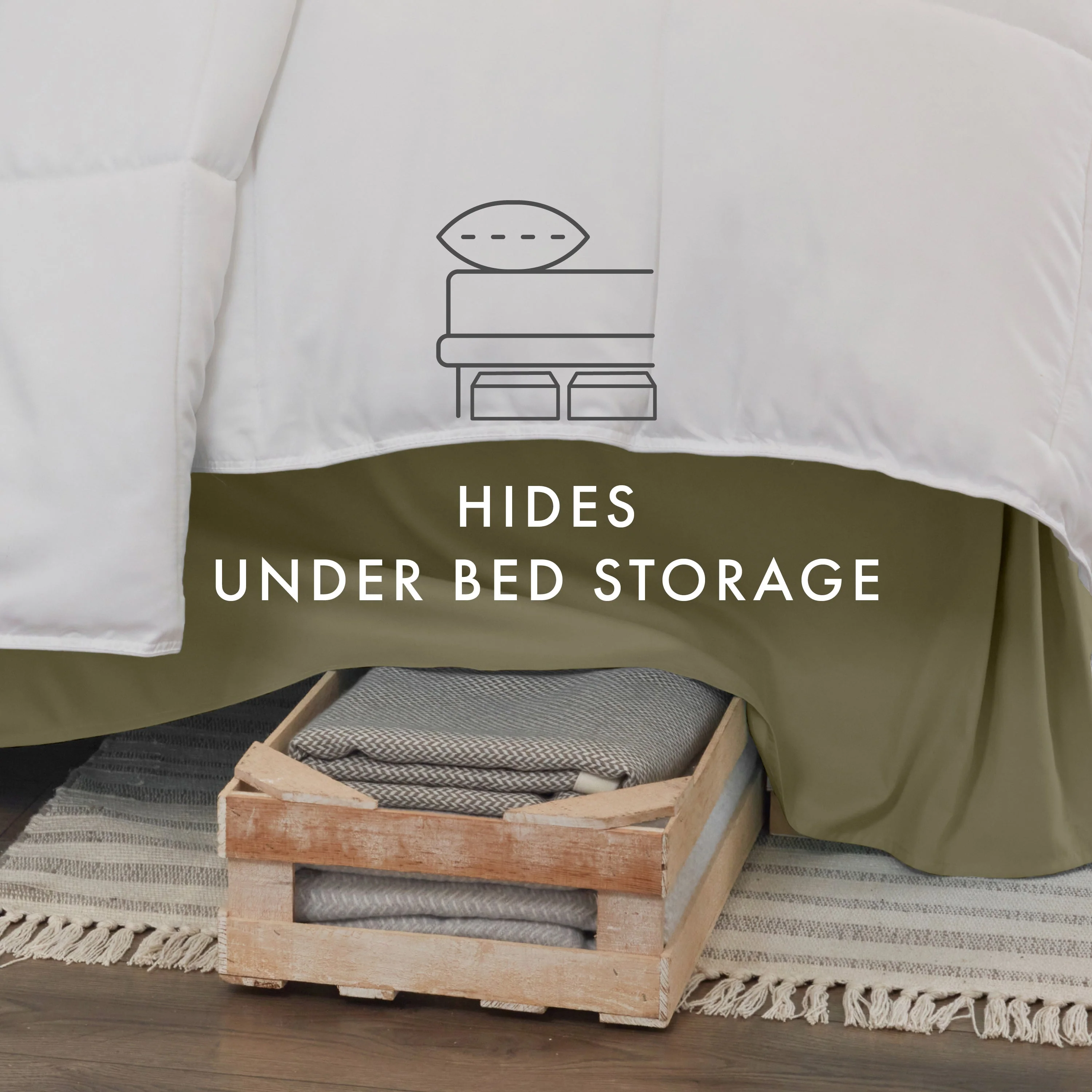 Pleated Dust Ruffle Bed Skirt (Sale) - Image 85