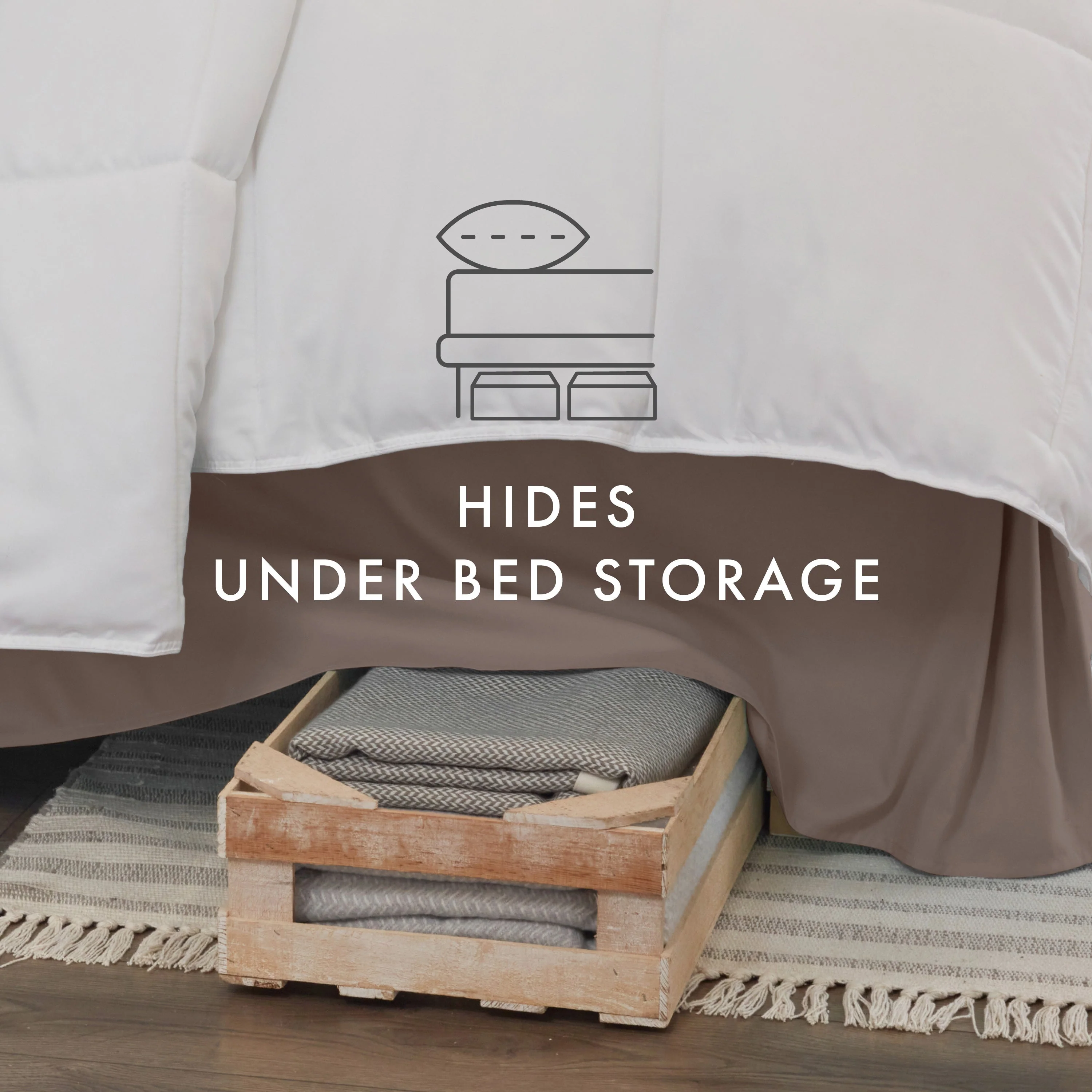 Pleated Dust Ruffle Bed Skirt (Sale) - Image 86