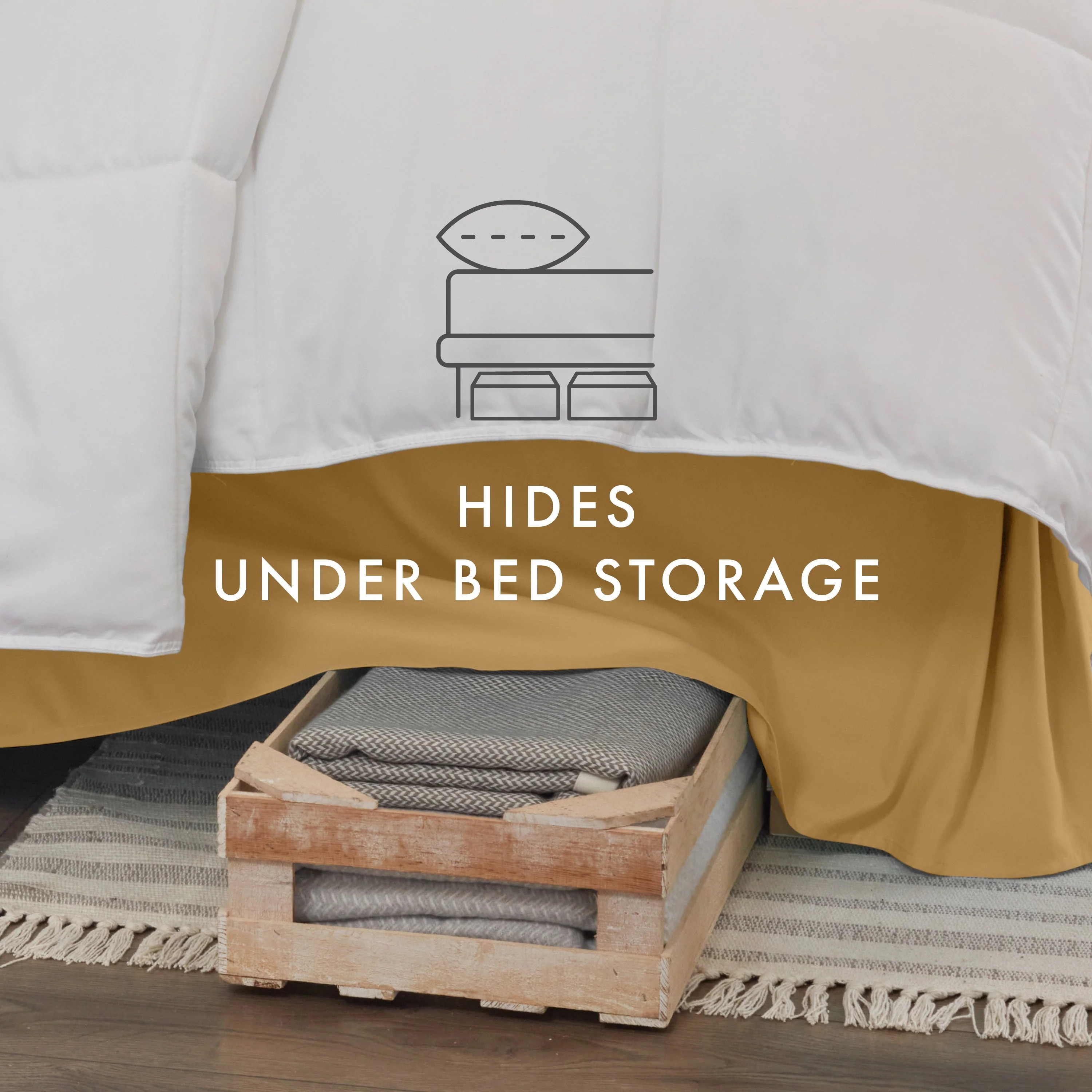 Pleated Dust Ruffle Bed Skirt (Sale) - Image 88
