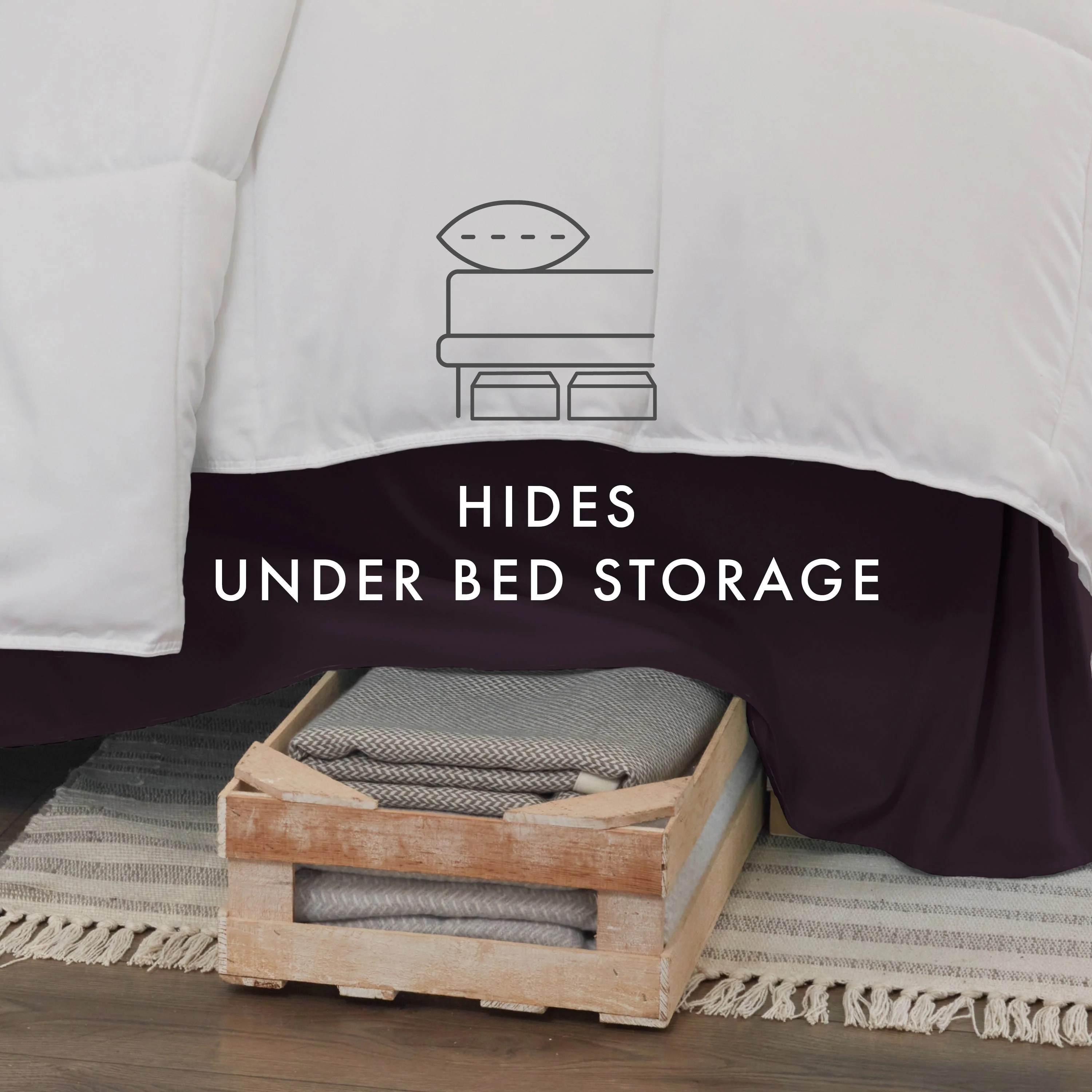 Pleated Dust Ruffle Bed Skirt (Sale) - Image 89