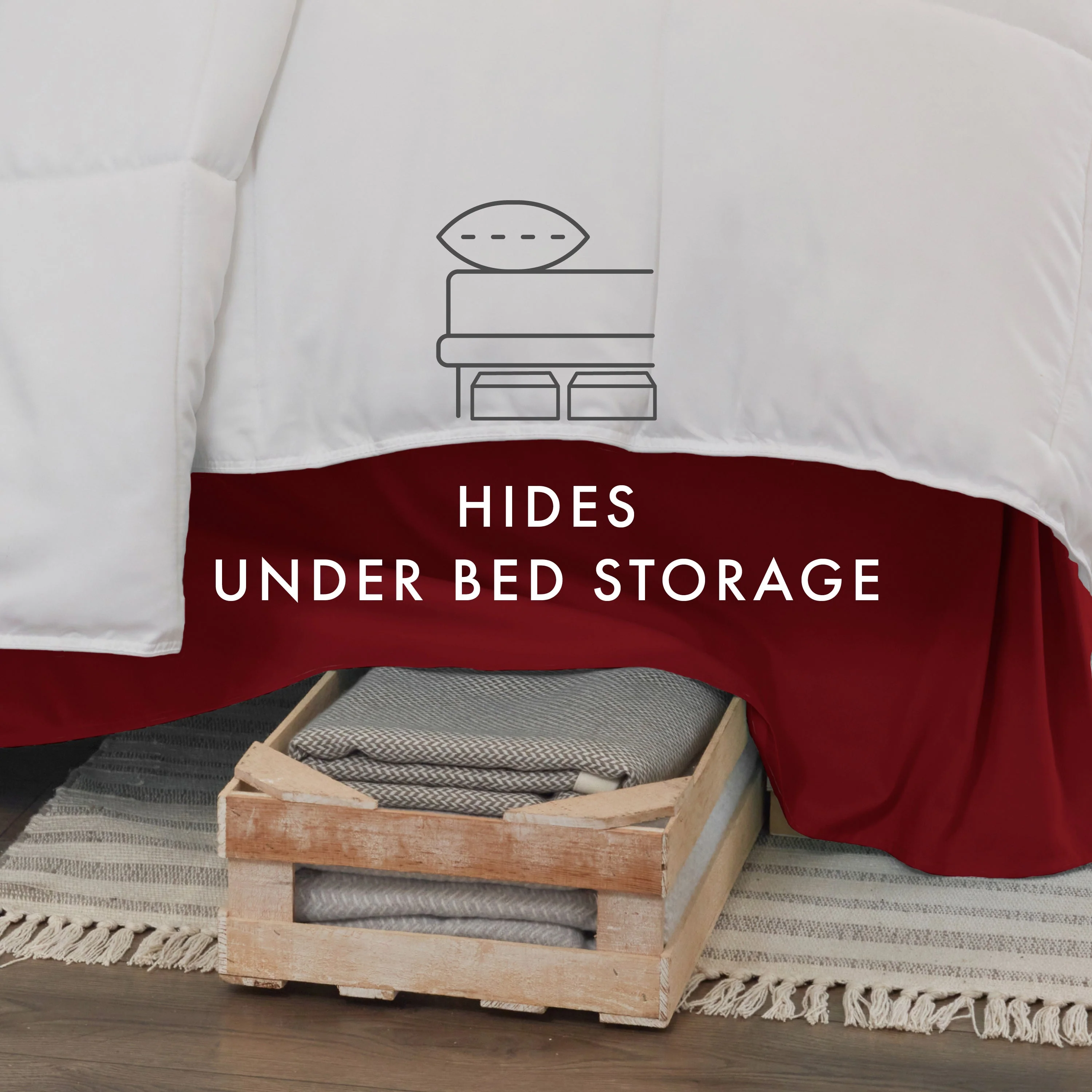 Pleated Dust Ruffle Bed Skirt (Sale) - Image 90