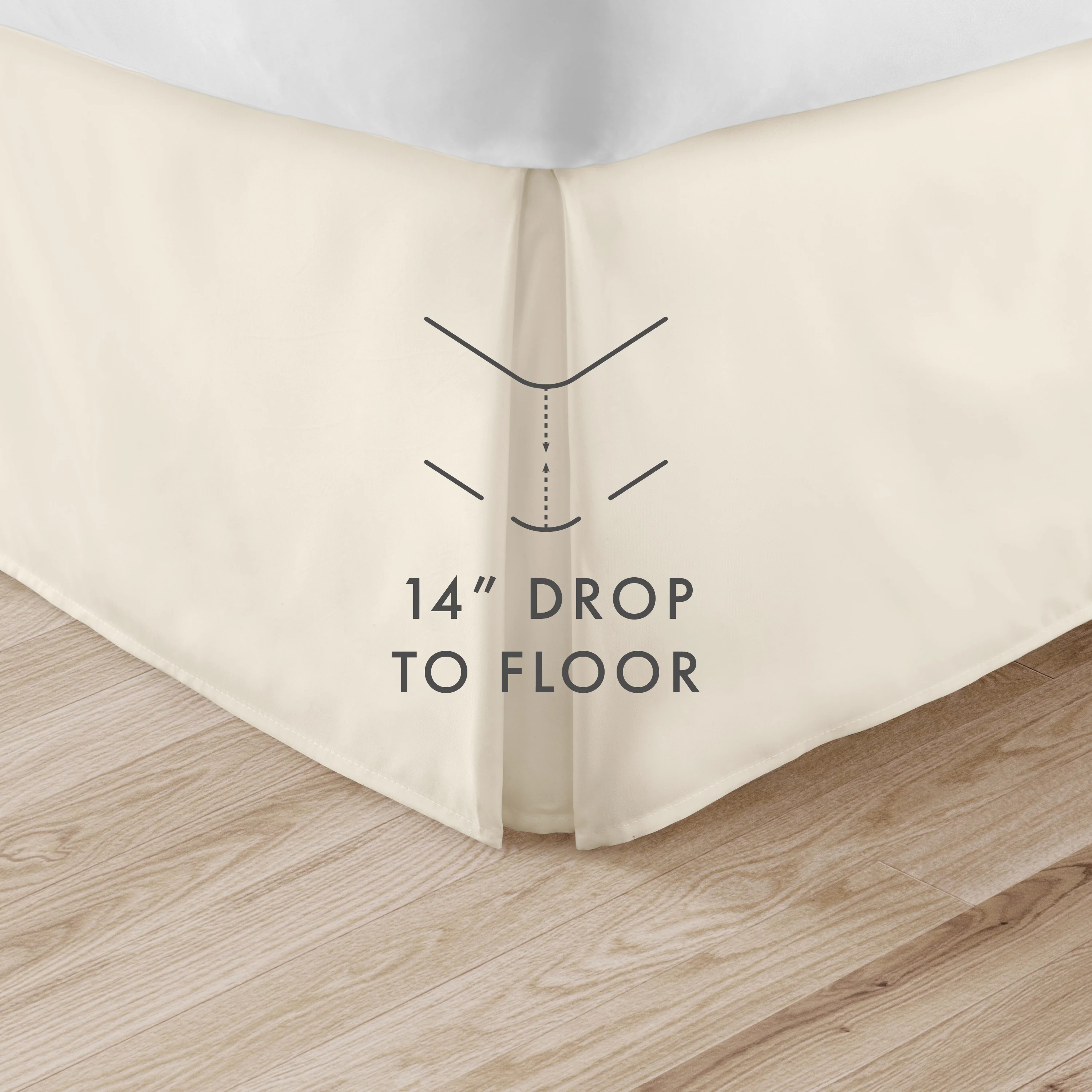 Pleated Dust Ruffle Bed Skirt - Image 69