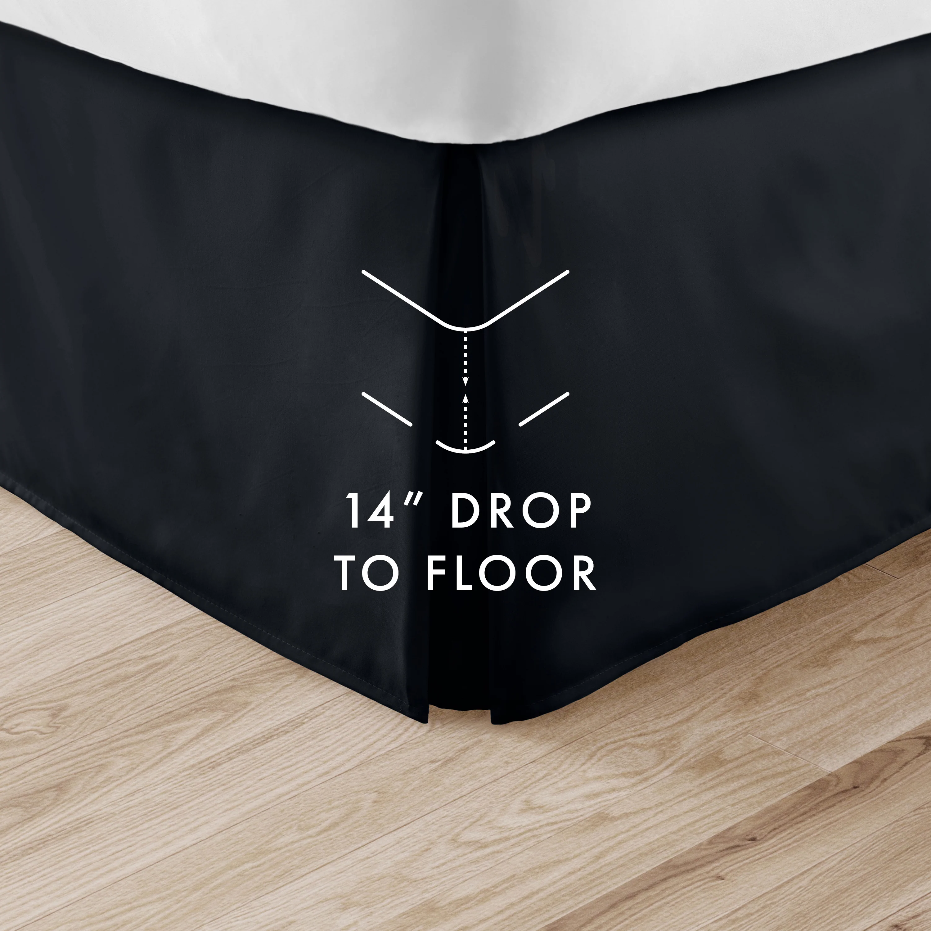 Pleated Dust Ruffle Bed Skirt - Image 78