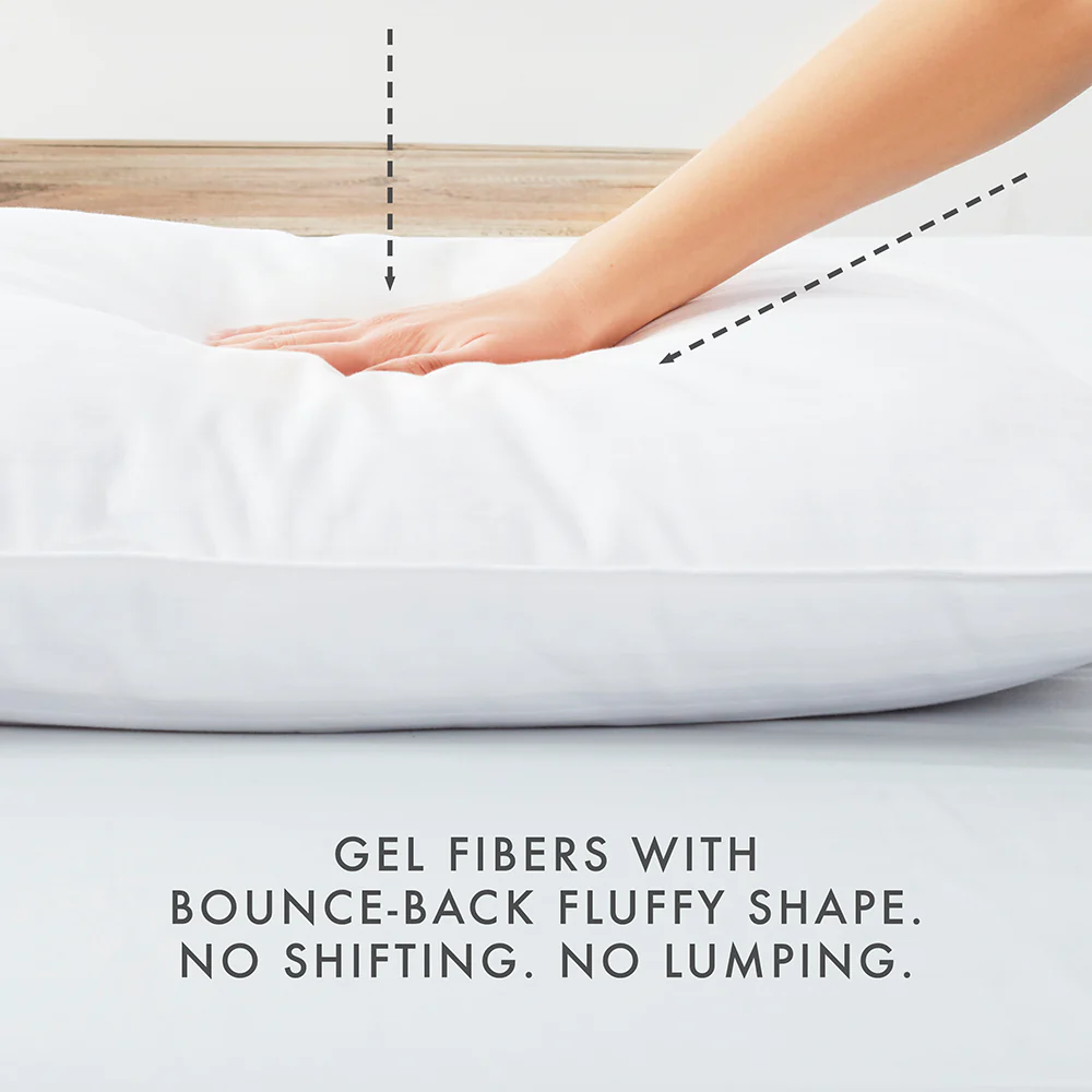 Plush Down-Alternative Gel-Fiber Pillow (2-Pack) - Sale - Image 6