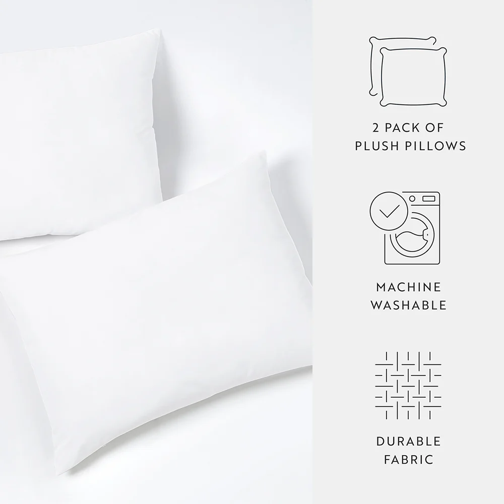 Plush Microfiber Pillow (2-Pack) - Image 8