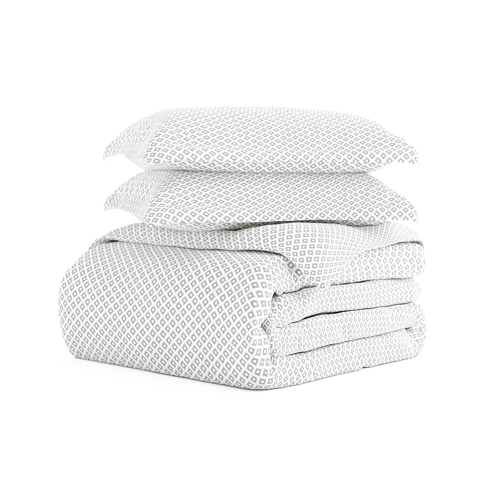 Polaris Pattern 3-Piece Duvet Cover Set - Image 4